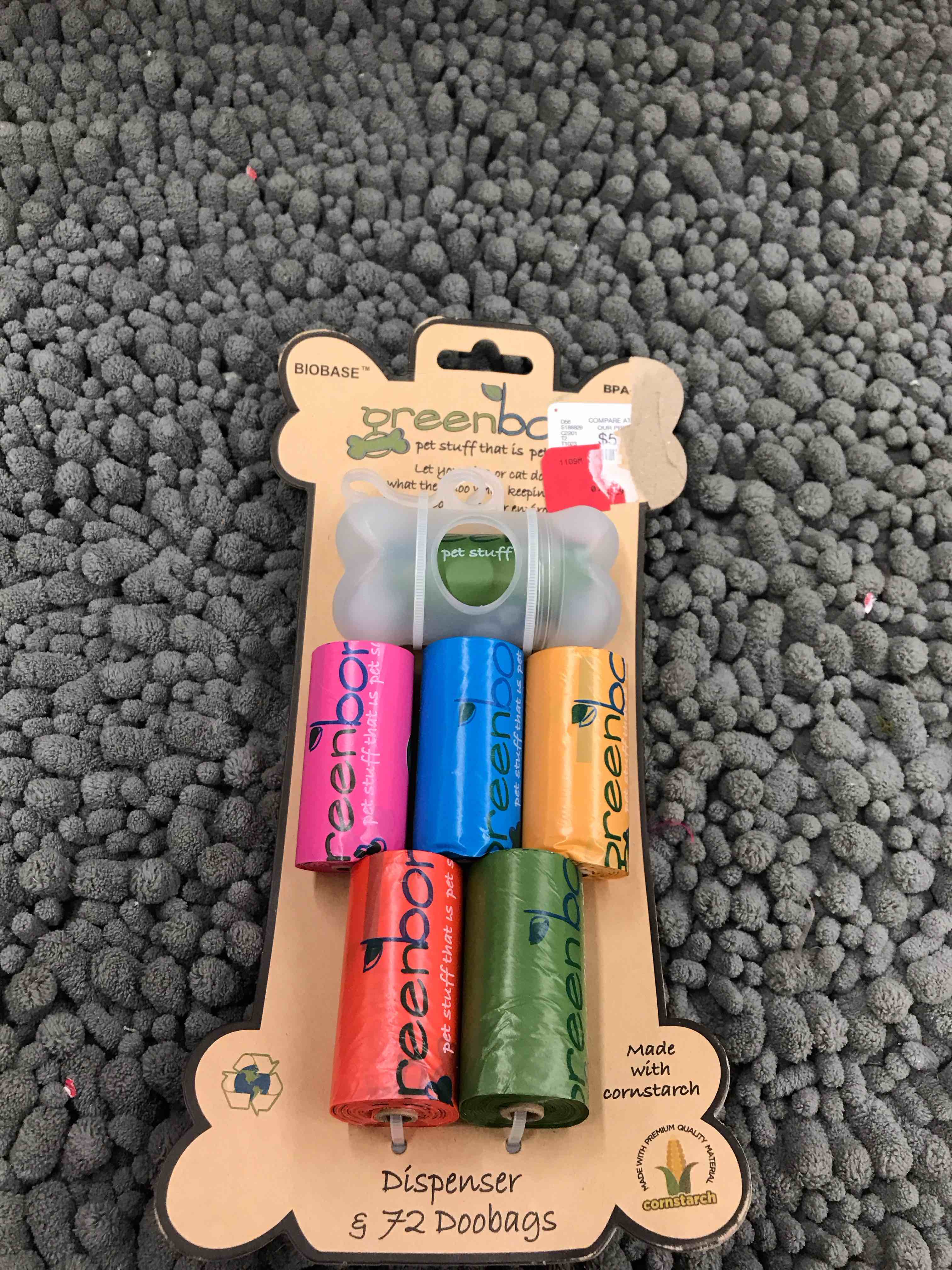 dogbag dispenser with 72 bags