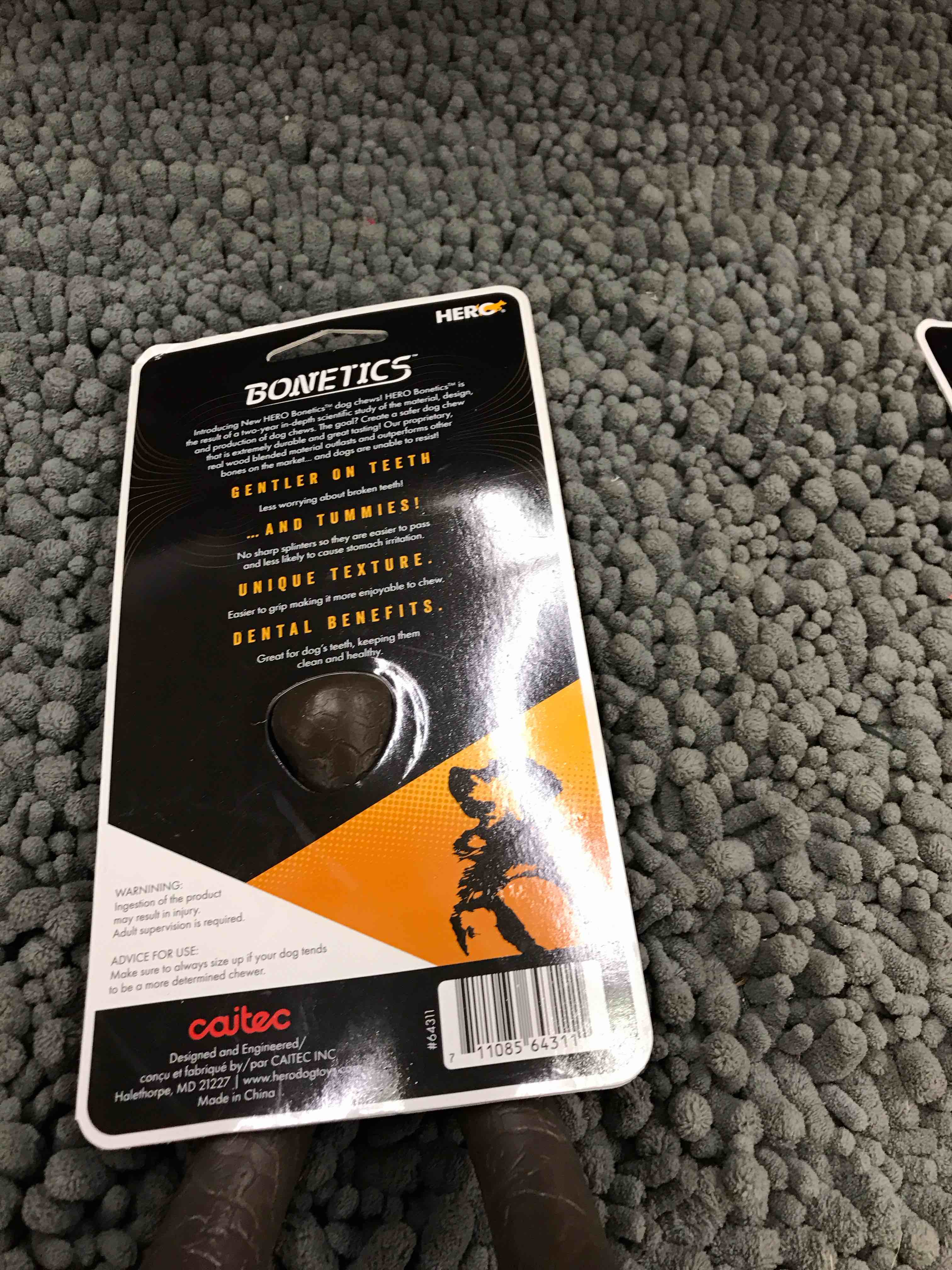 Condition photo showing New/Like New for bacon flavor chew toy