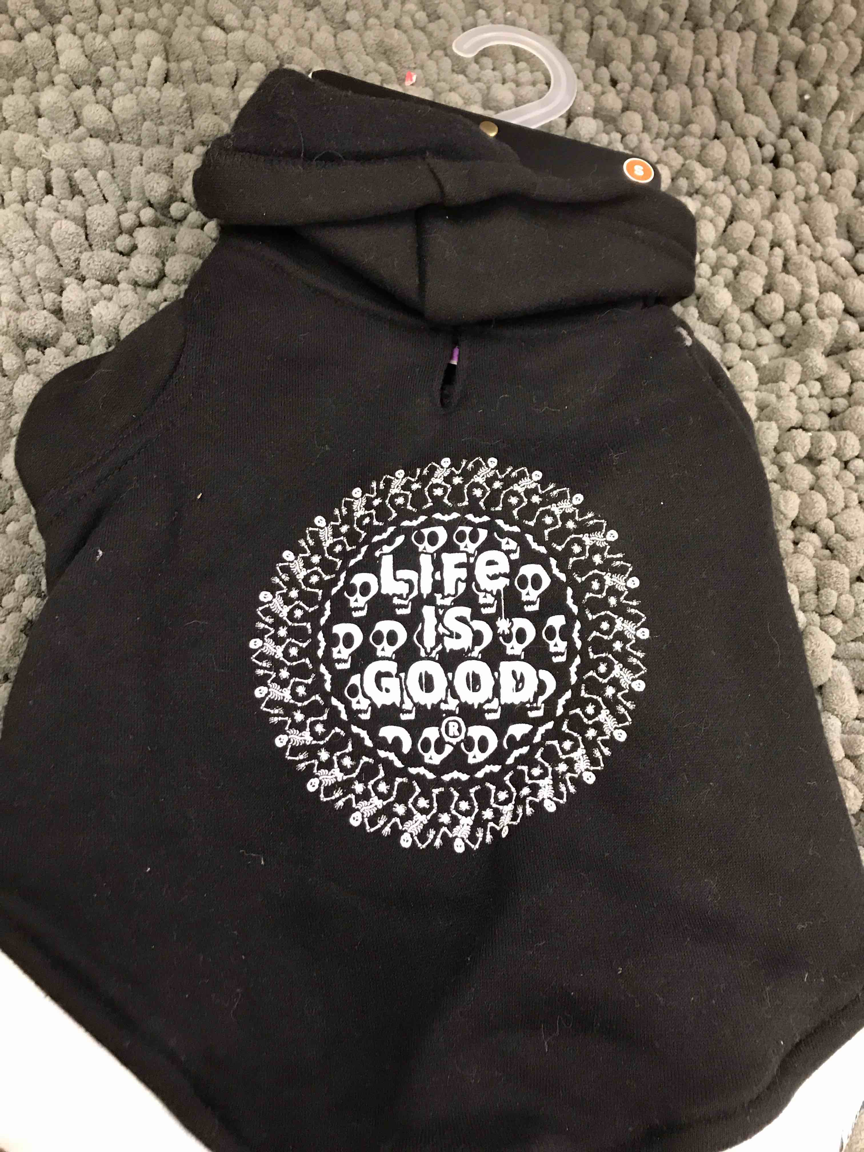 Condition photo showing New/Like New for dog hoodie