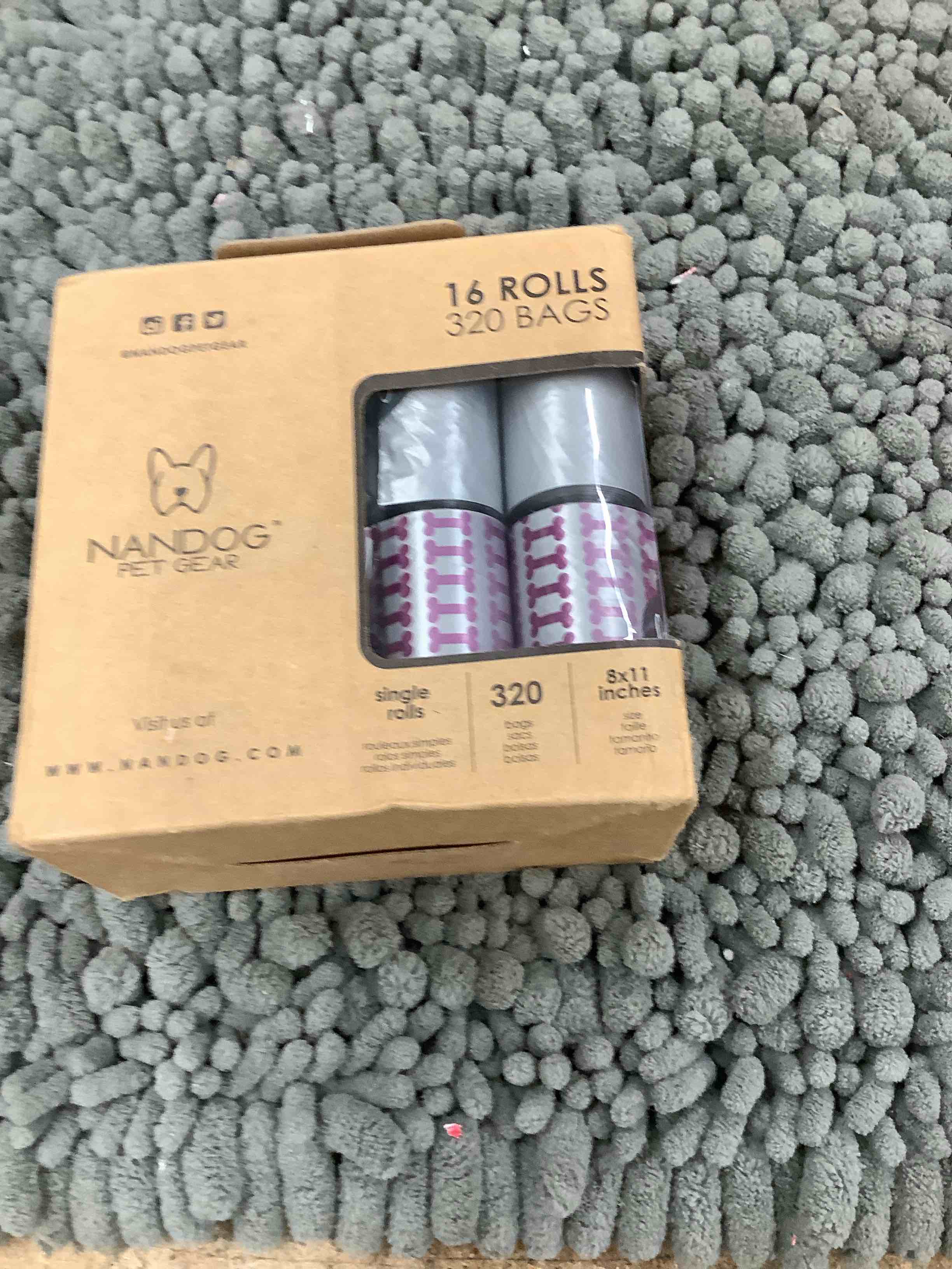 Condition photo showing Good Condition for 320 dog bags 