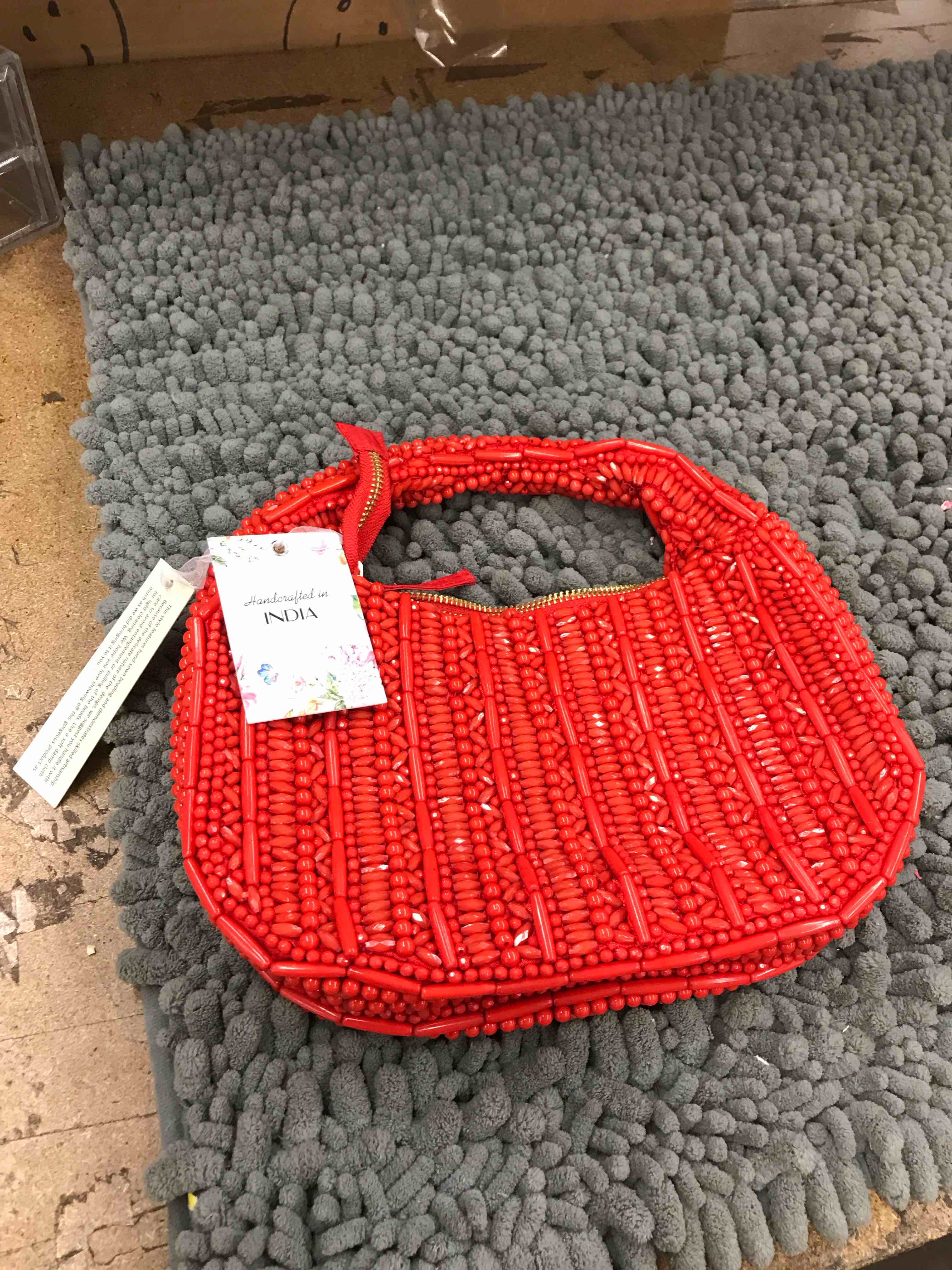 handcrafted in india purse