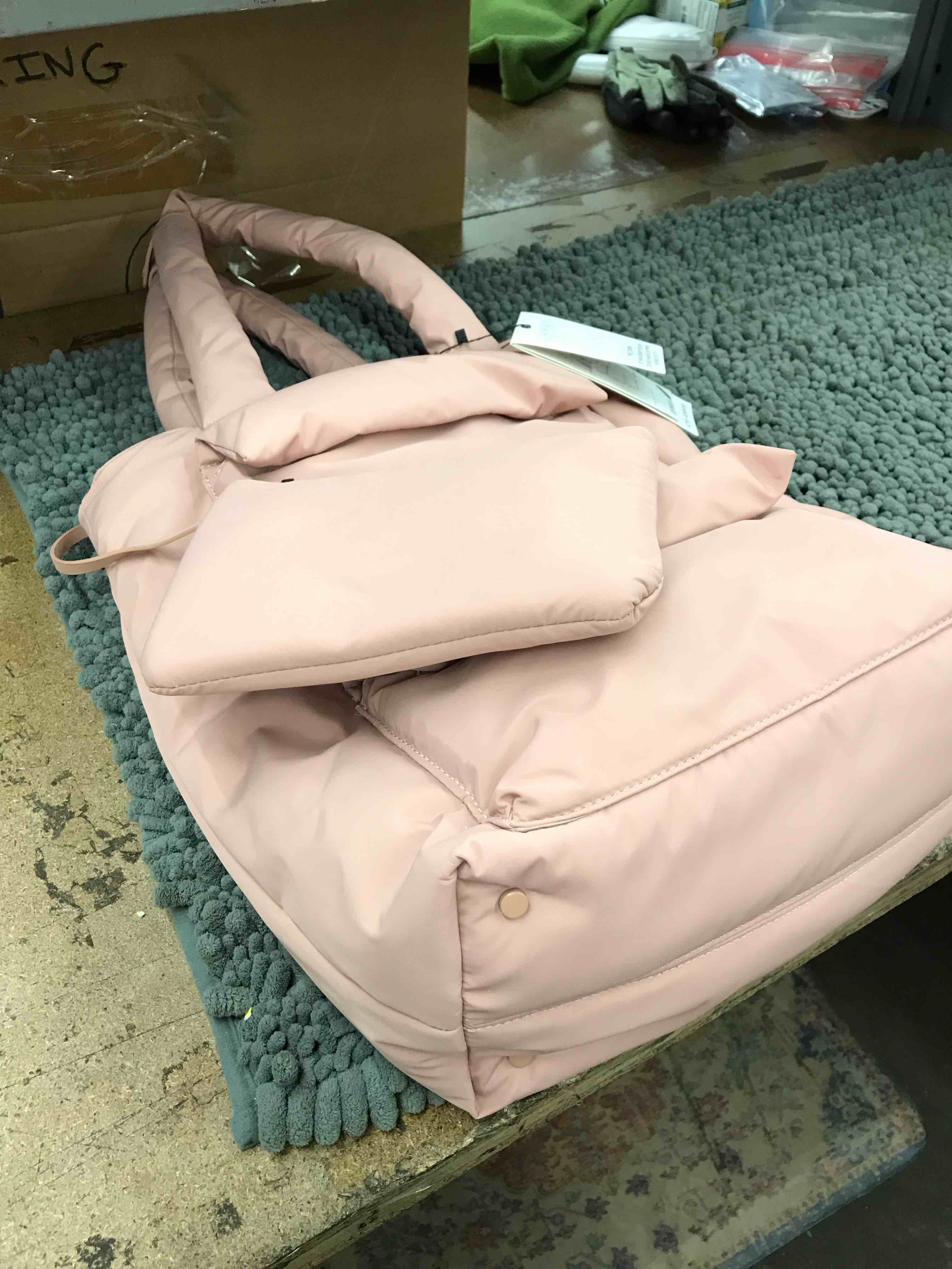 Condition photo showing New/Like New for 18” high- density nylon tote