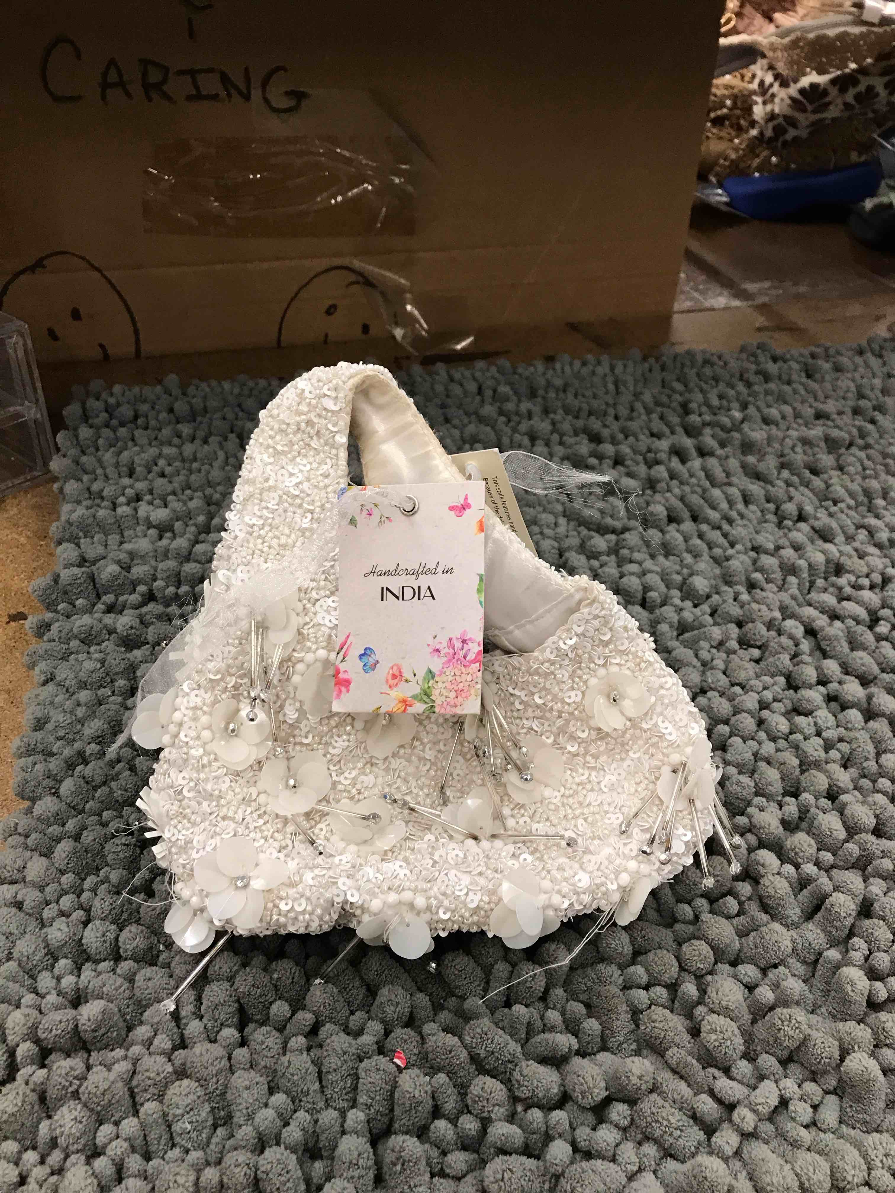 Condition photo showing New/Like New for handcrafted in india purse 