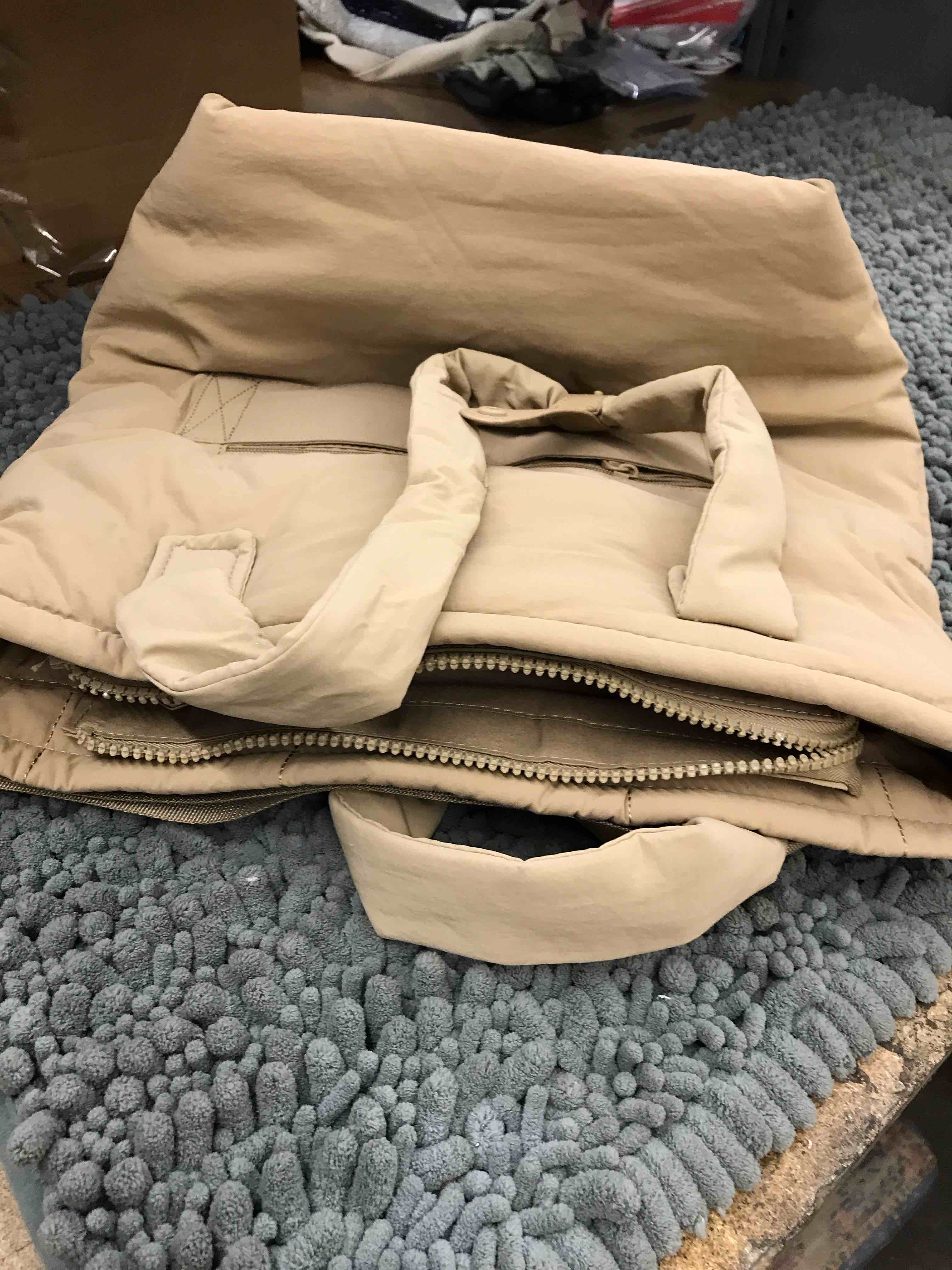 Condition photo showing New/Like New for max studio nylon bag