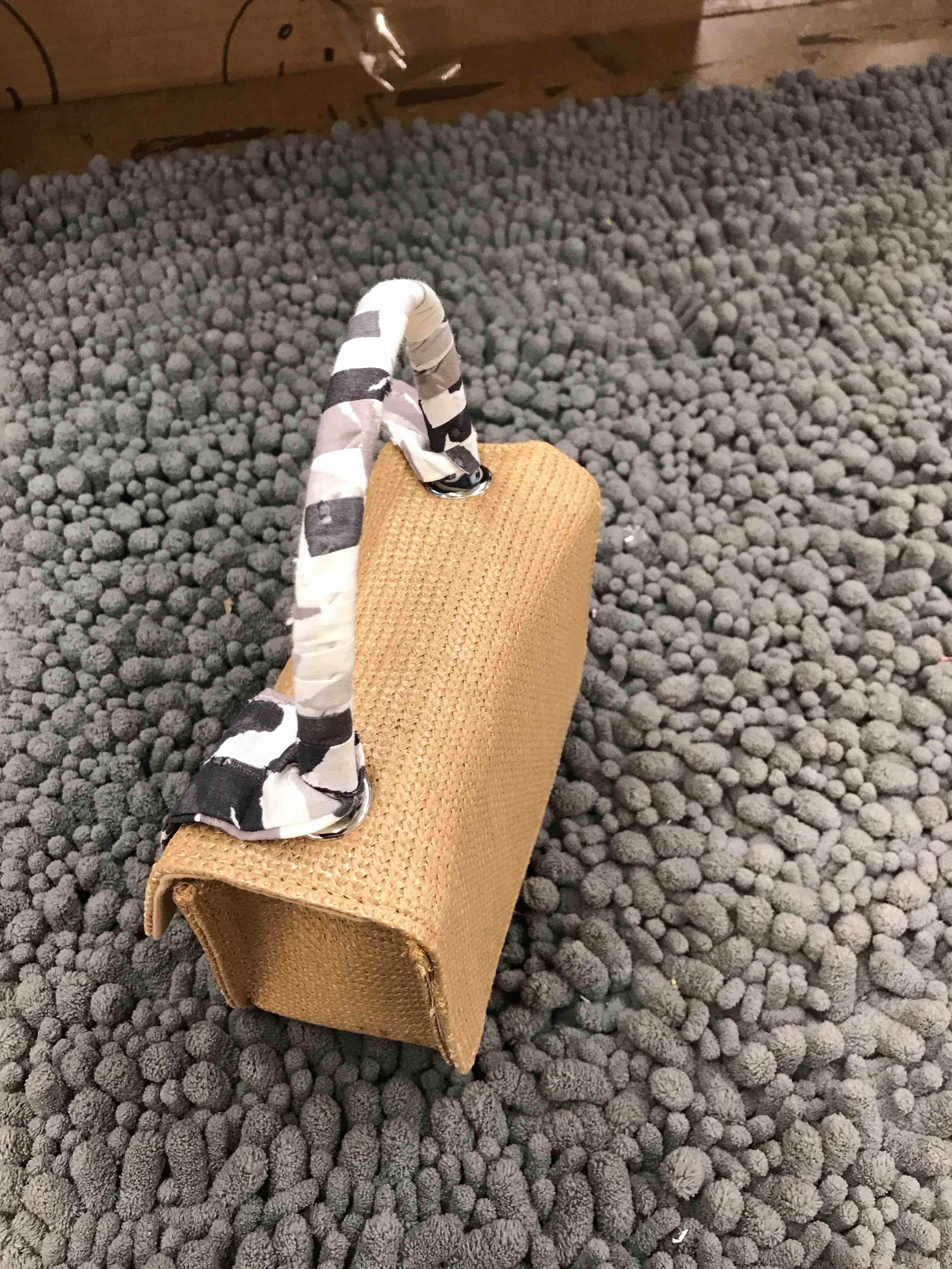 Condition photo showing New/Like New for straw purse