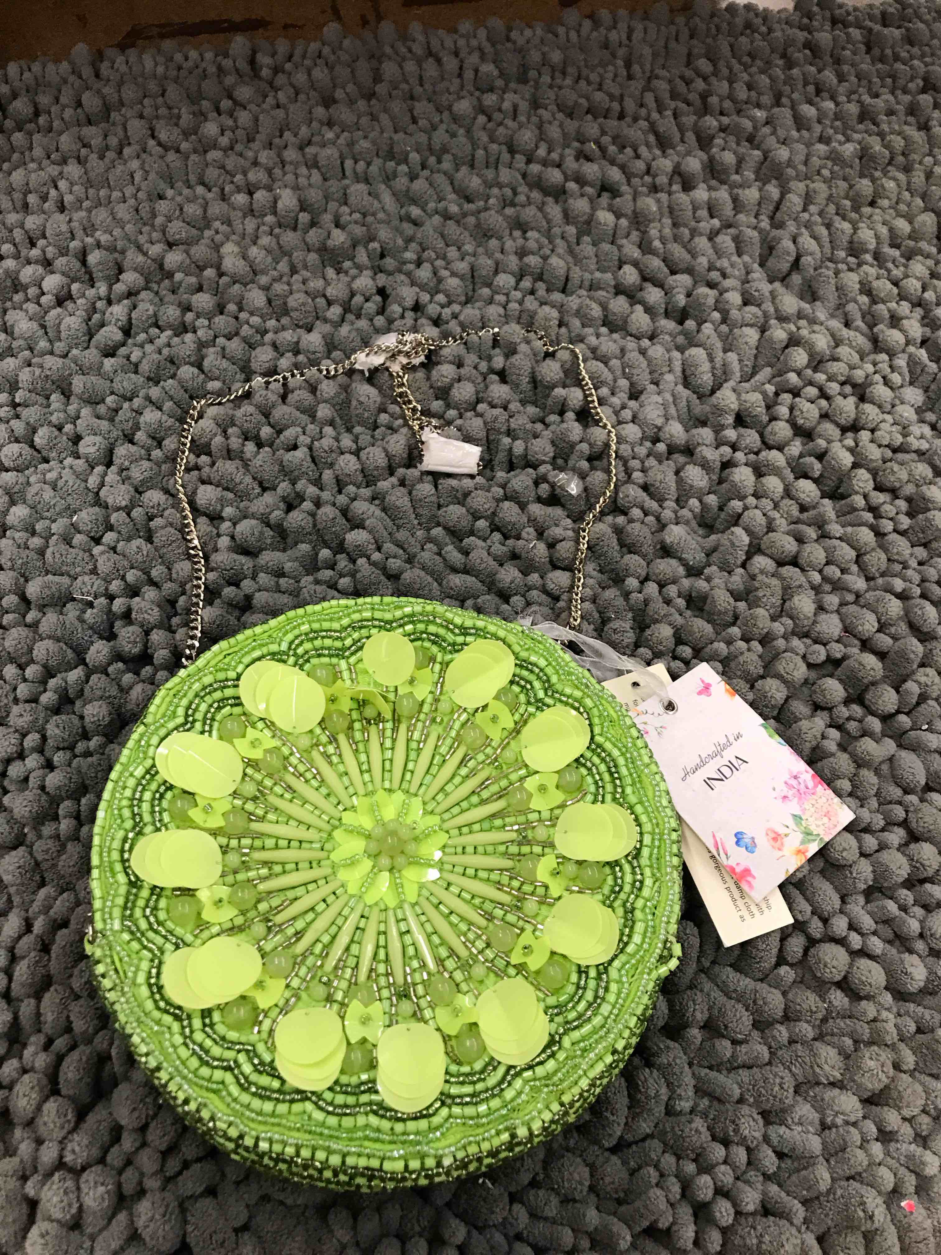 handcrafted in india purse