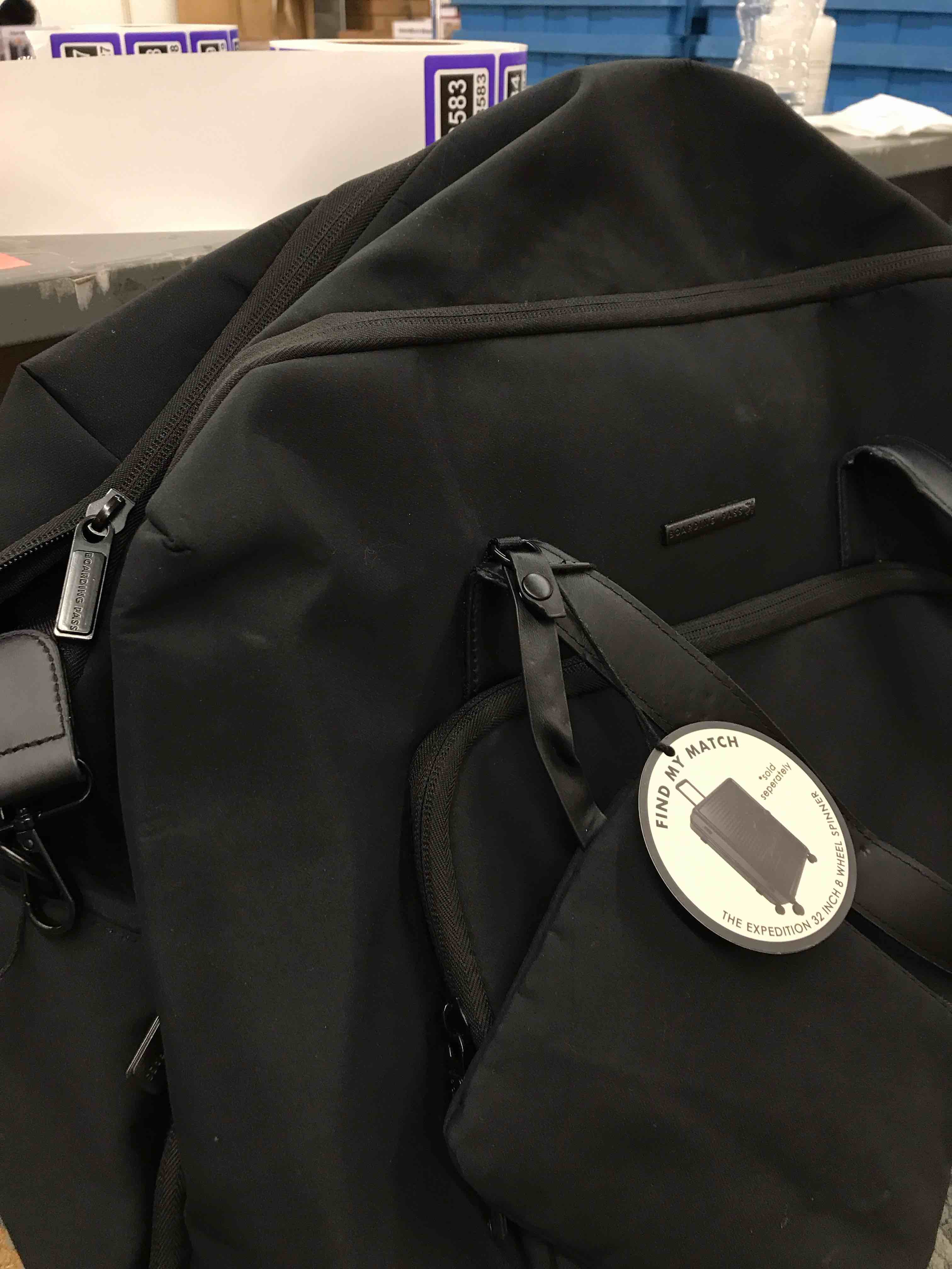 Condition photo showing New/Like New for boarding pass tote bag