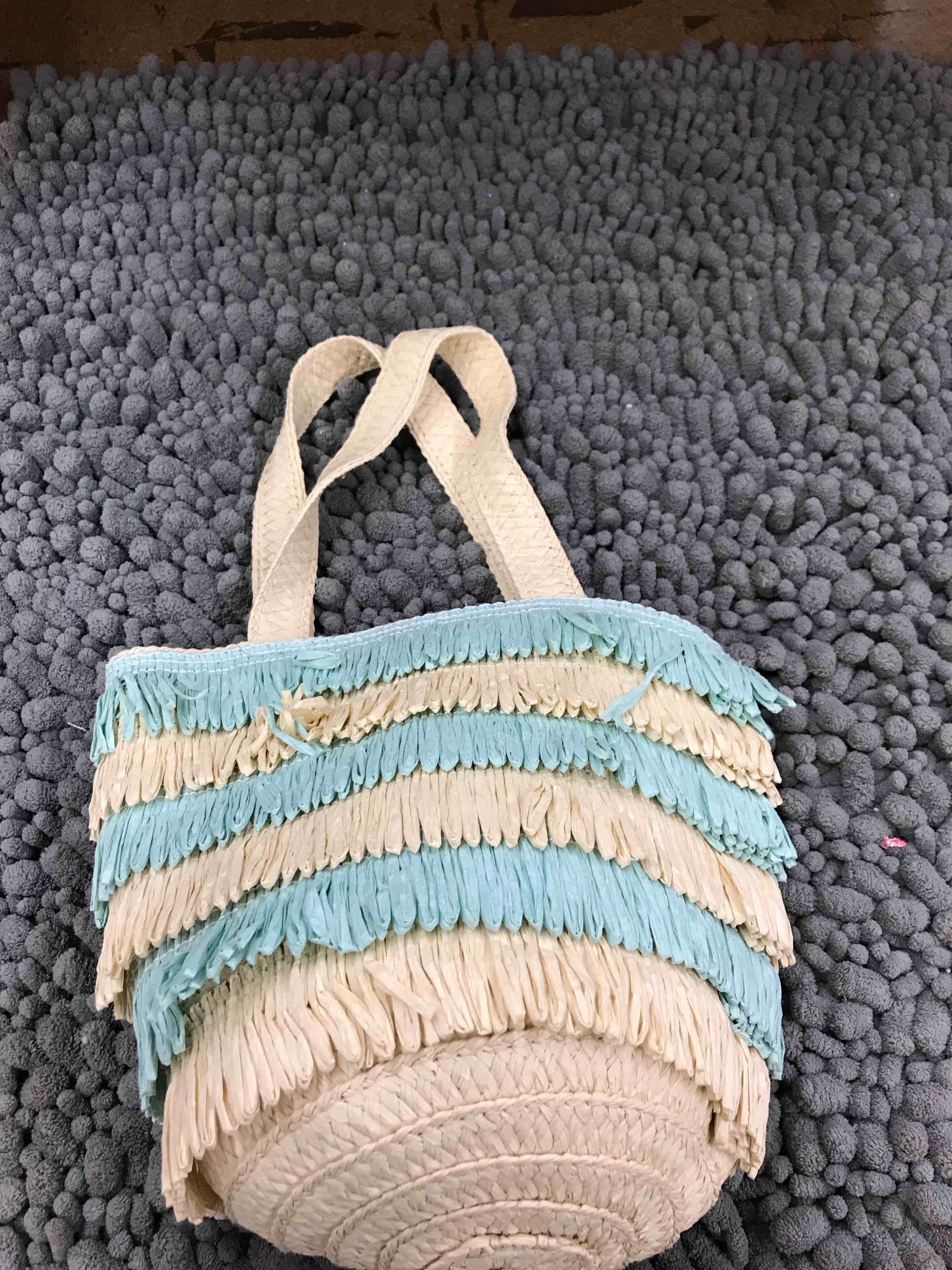 straw handbag