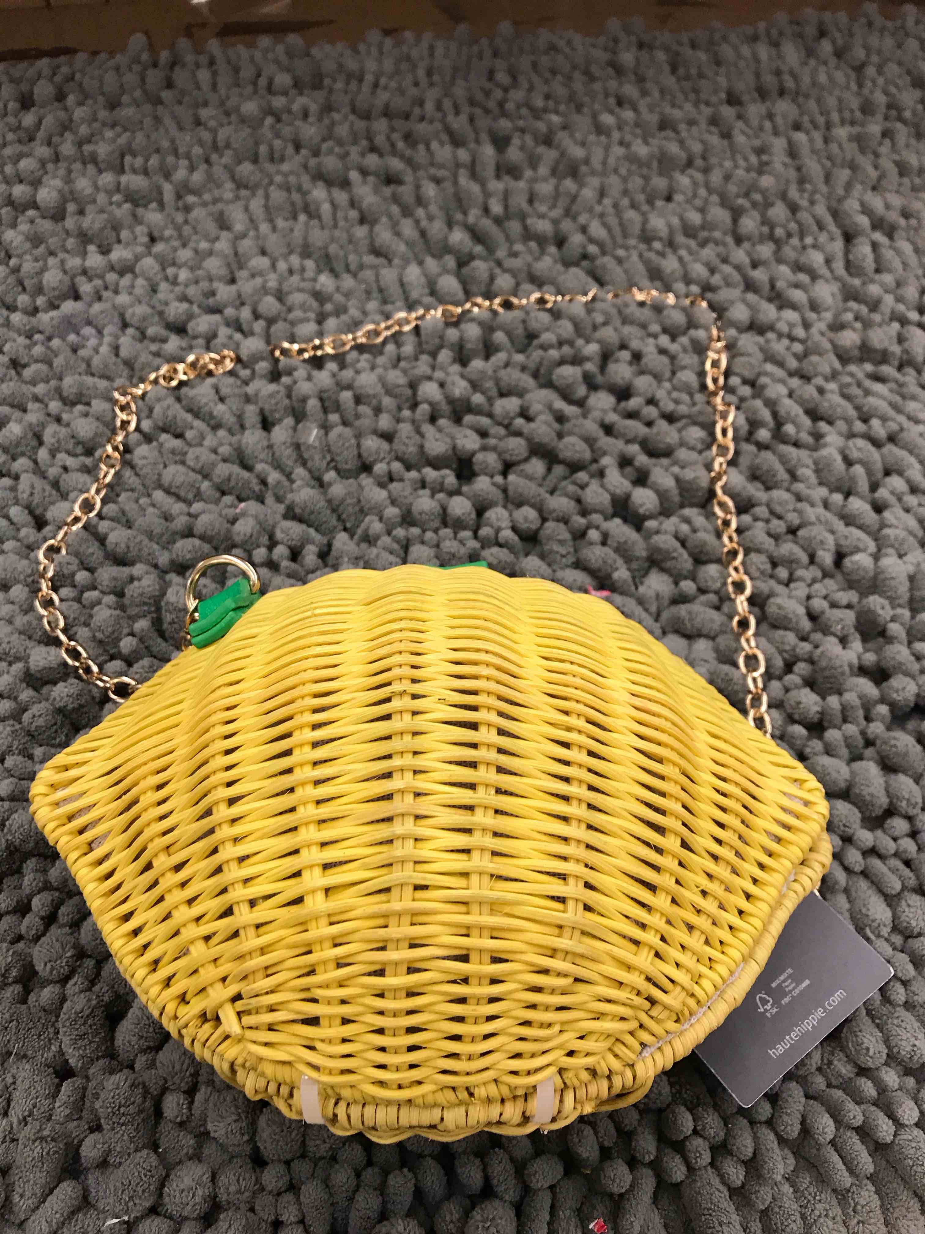 Condition photo showing New/Like New for straw purse