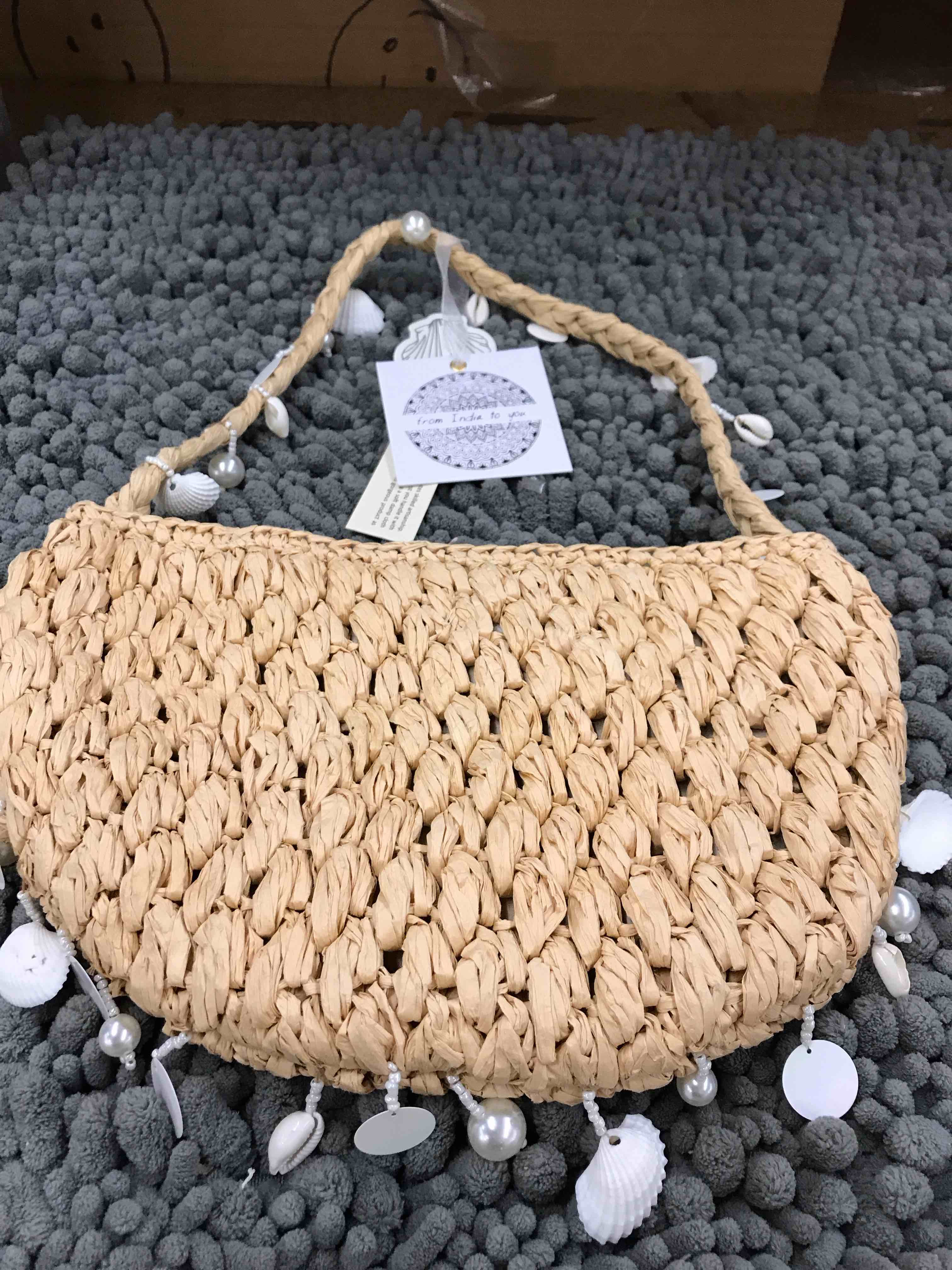 Condition photo showing New/Like New for handcrafted in india purse 