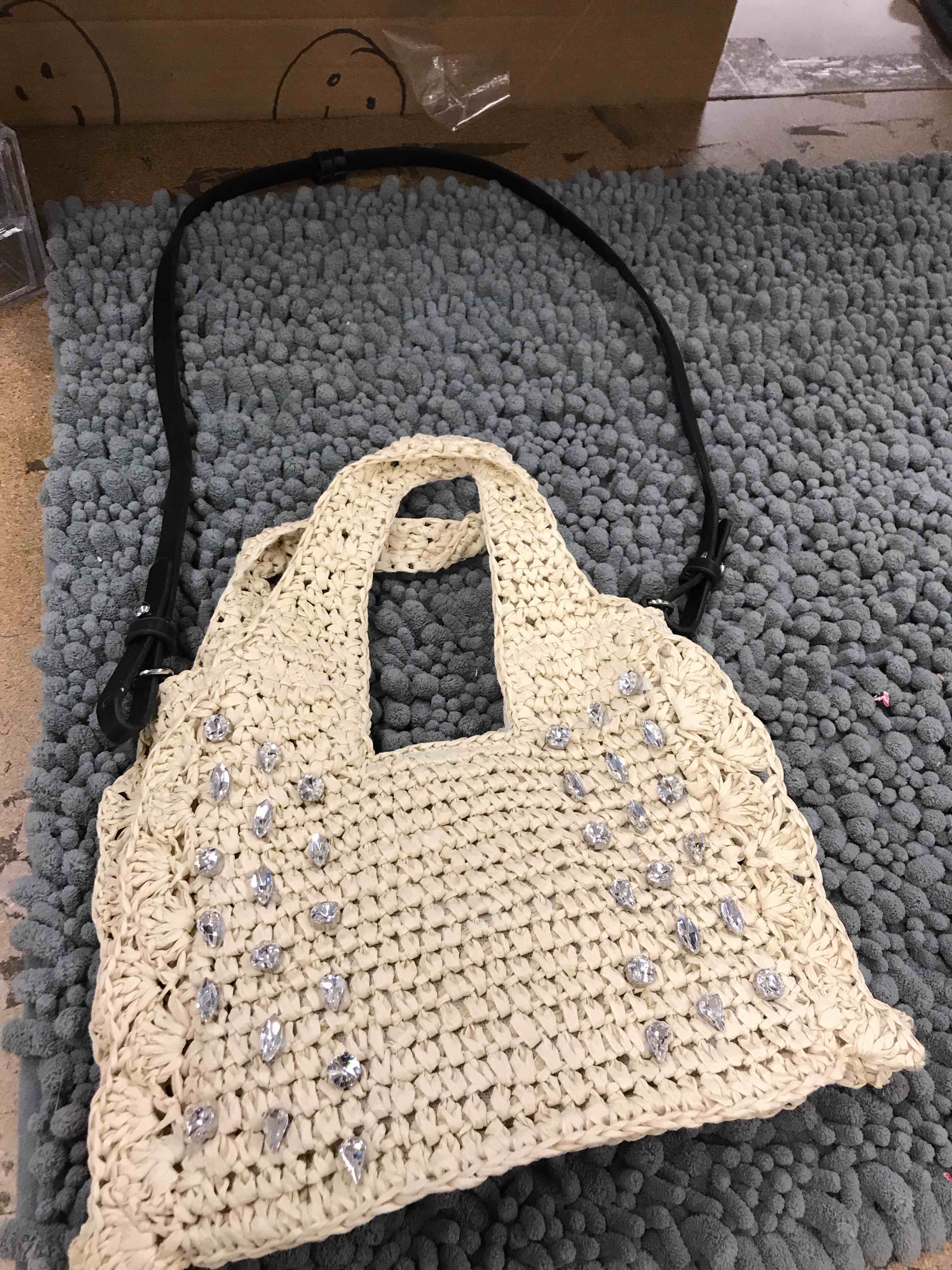 straw purse