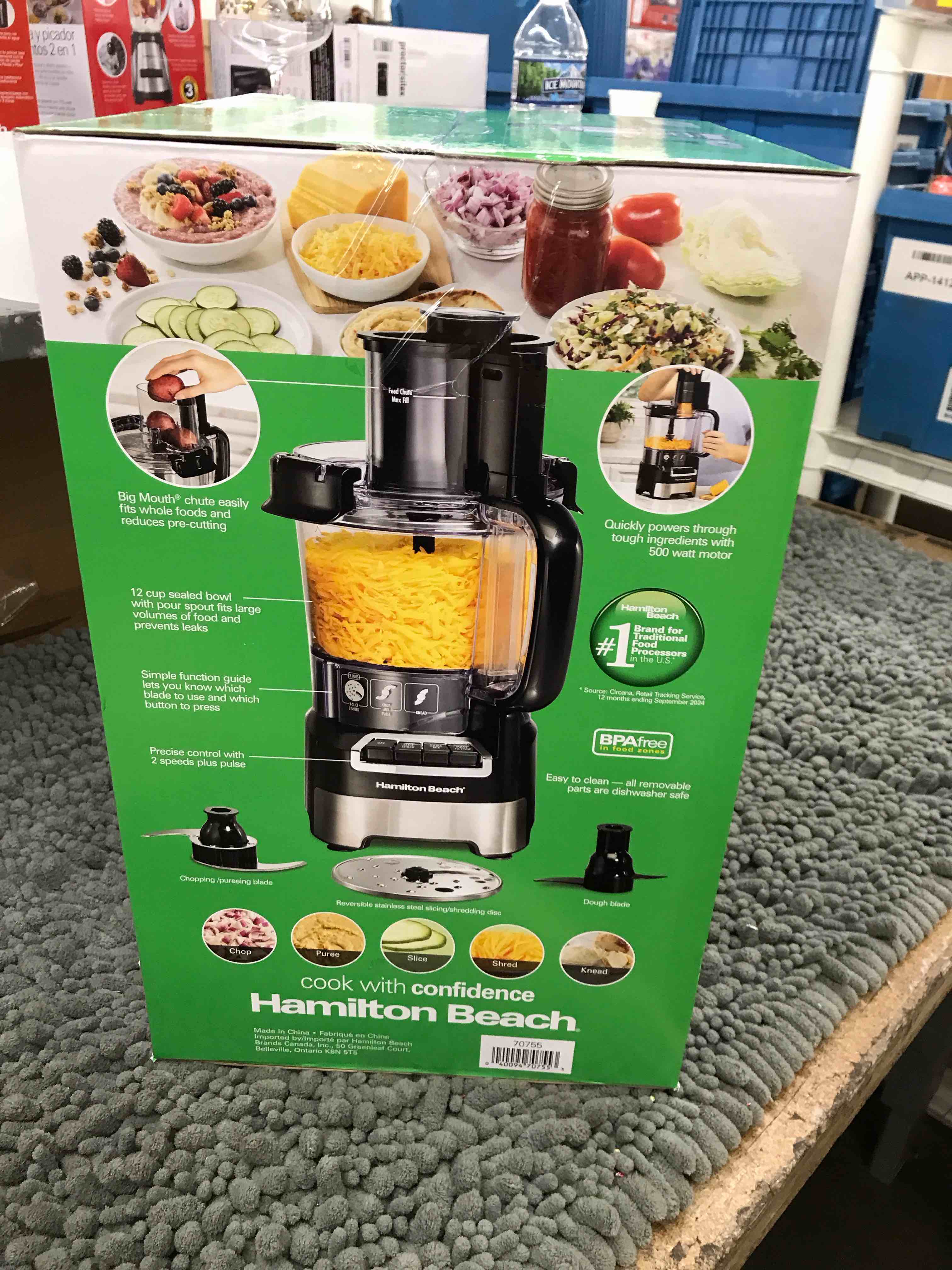 Condition photo showing New/Like New for 12 cup stack & snap food processor 