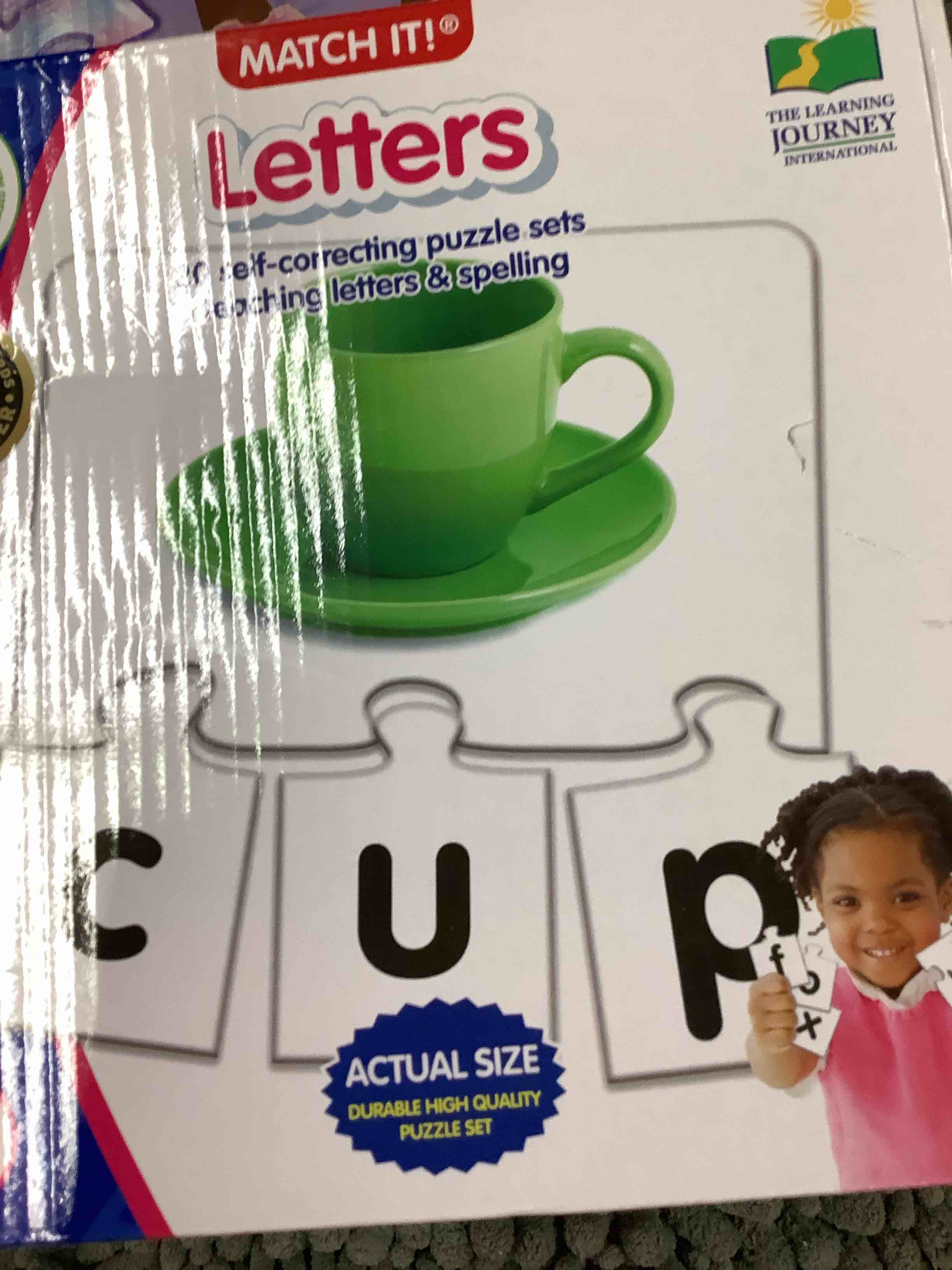 Condition photo showing Good Condition for the learning journey match it! letters