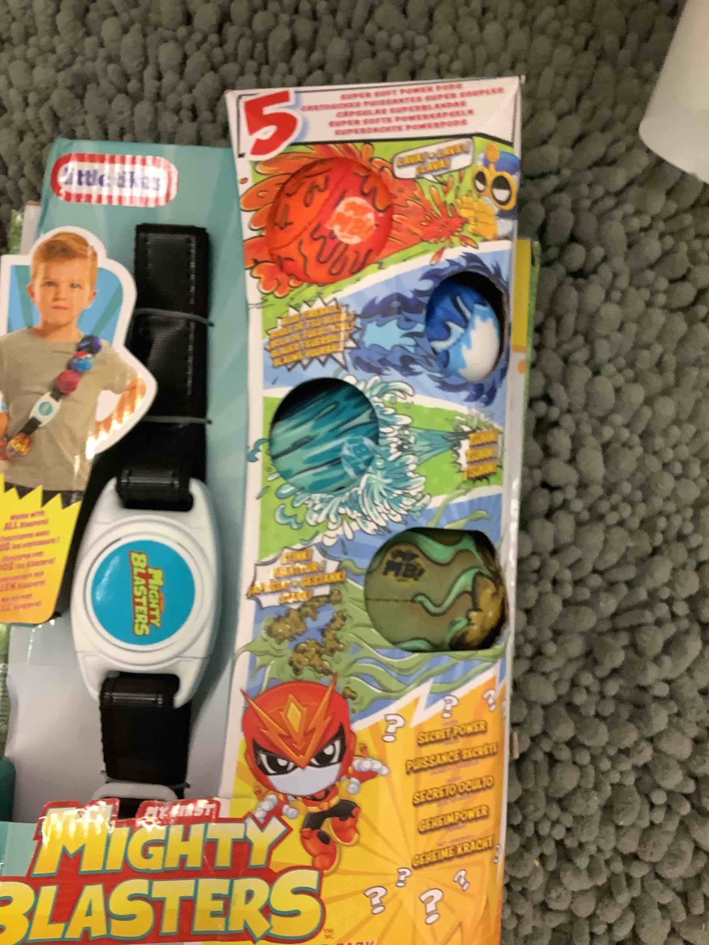 Condition photo showing Good Condition for little tikes mighty blasters power pack 1  refill pack with 5 power pod soft pieces  gift for kids & toddlers  boys & girls ages 3 4 5+ year old