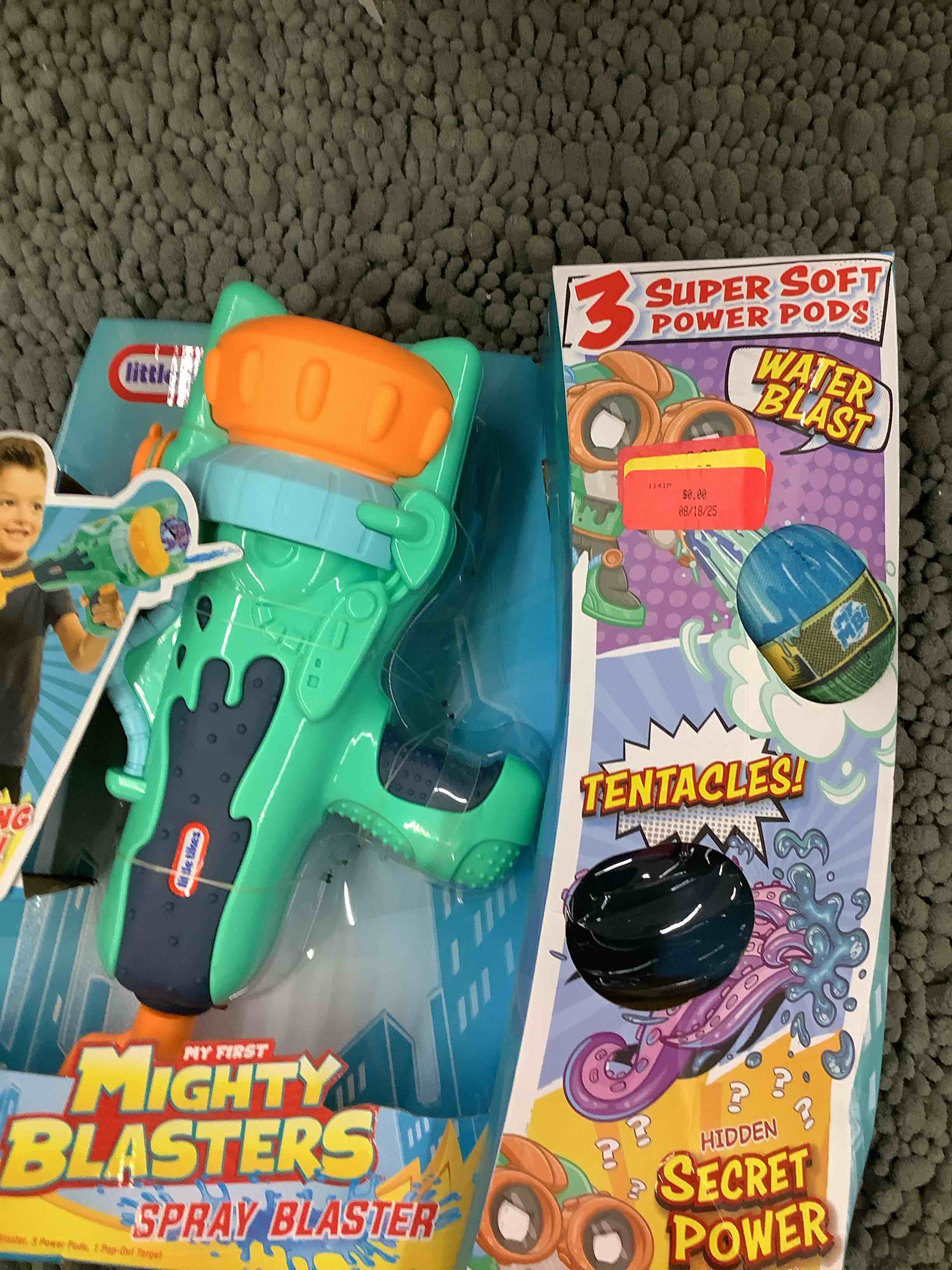 Condition photo showing Good Condition for little tikes my first mighty blaster spray blaster  w/ 3 power pod soft pieces  12  range- gift for kids toddlers boys girls ages 3 4 5+ year old