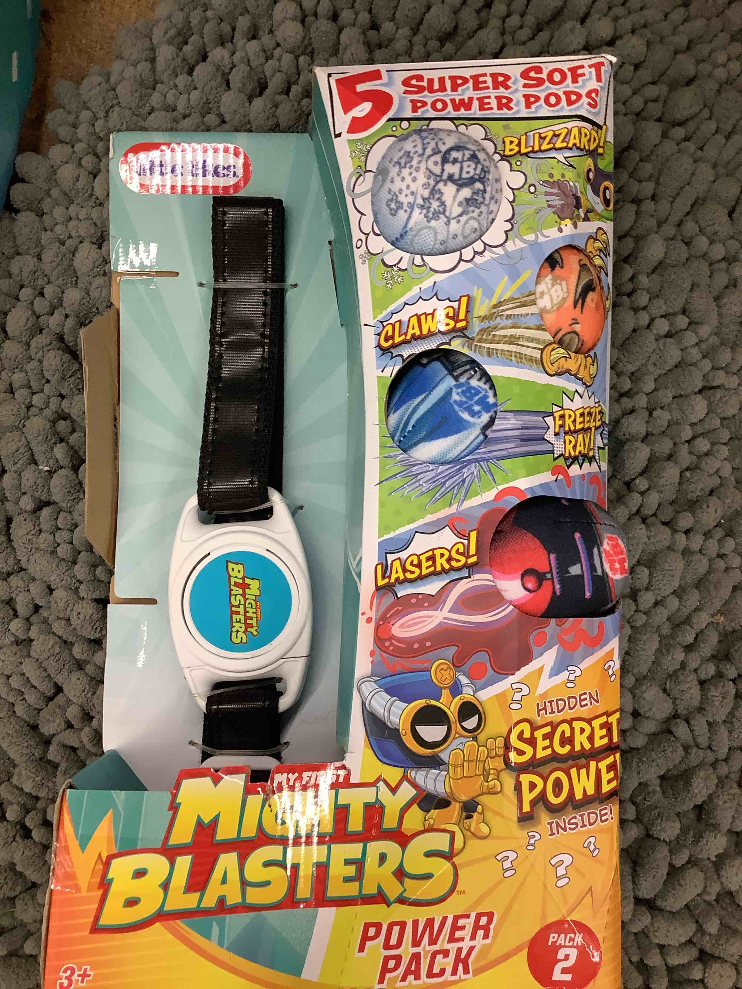 Condition photo showing Good Condition for little tikes mighty blasters power pack 2 refill pack w/ 5 power pods soft pieces gift for kids & toddlers boys & girls ages 3 4 5+