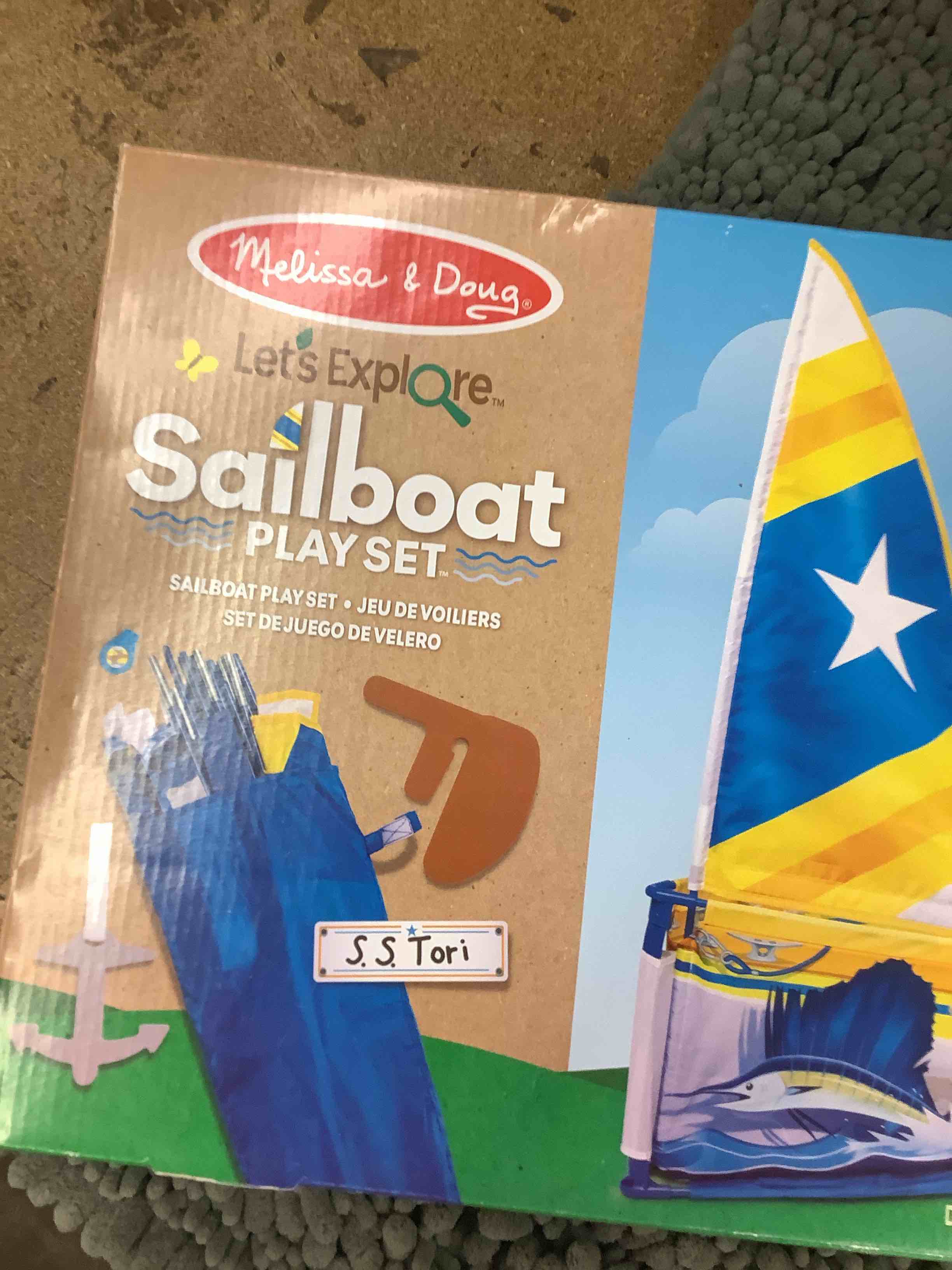 Melissa & Doug Let's Explore Sailboat Play Set