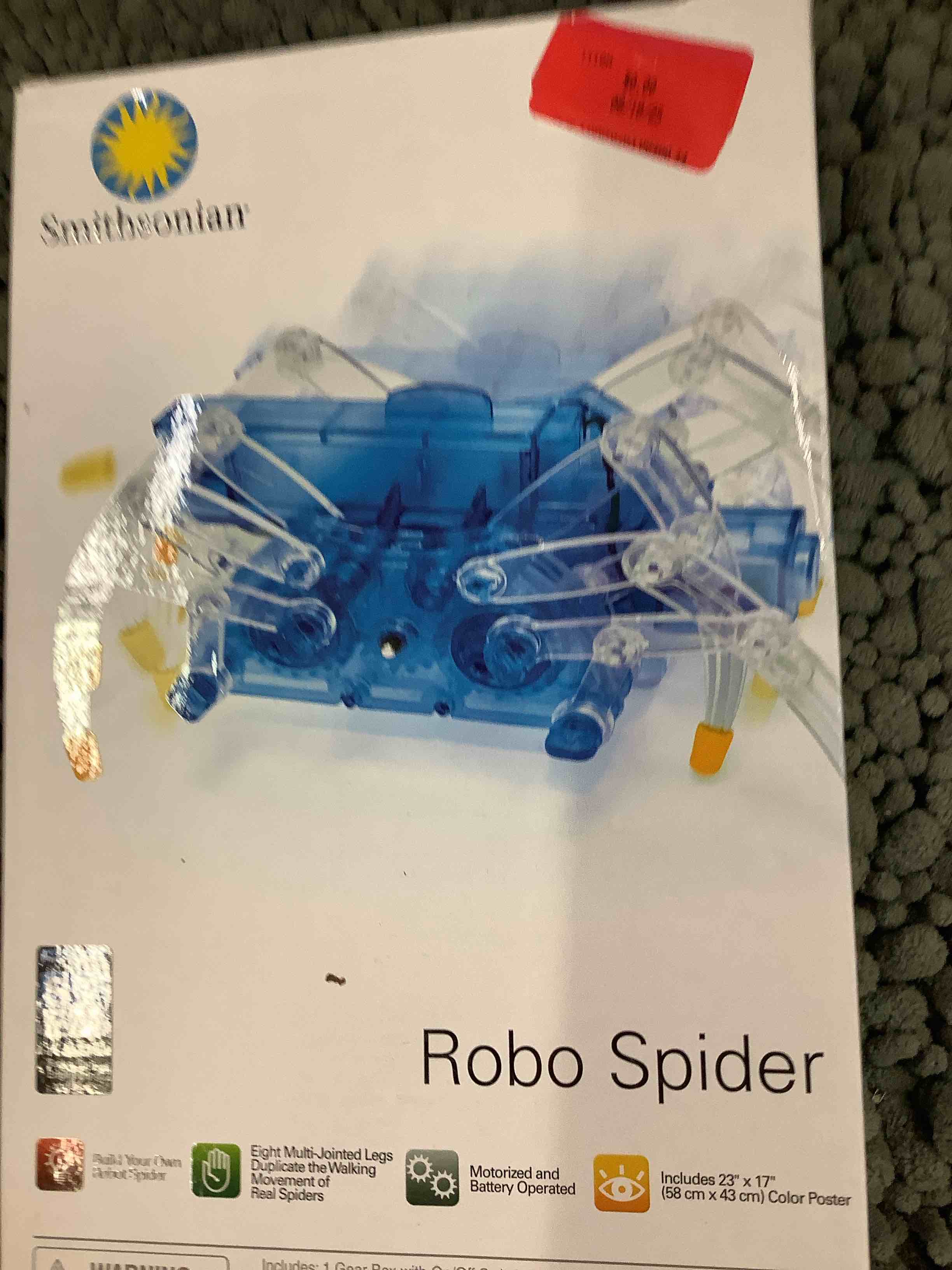 Condition photo showing Good Condition for nsi smithsonian robo spider model kit for kids ages 8 and up