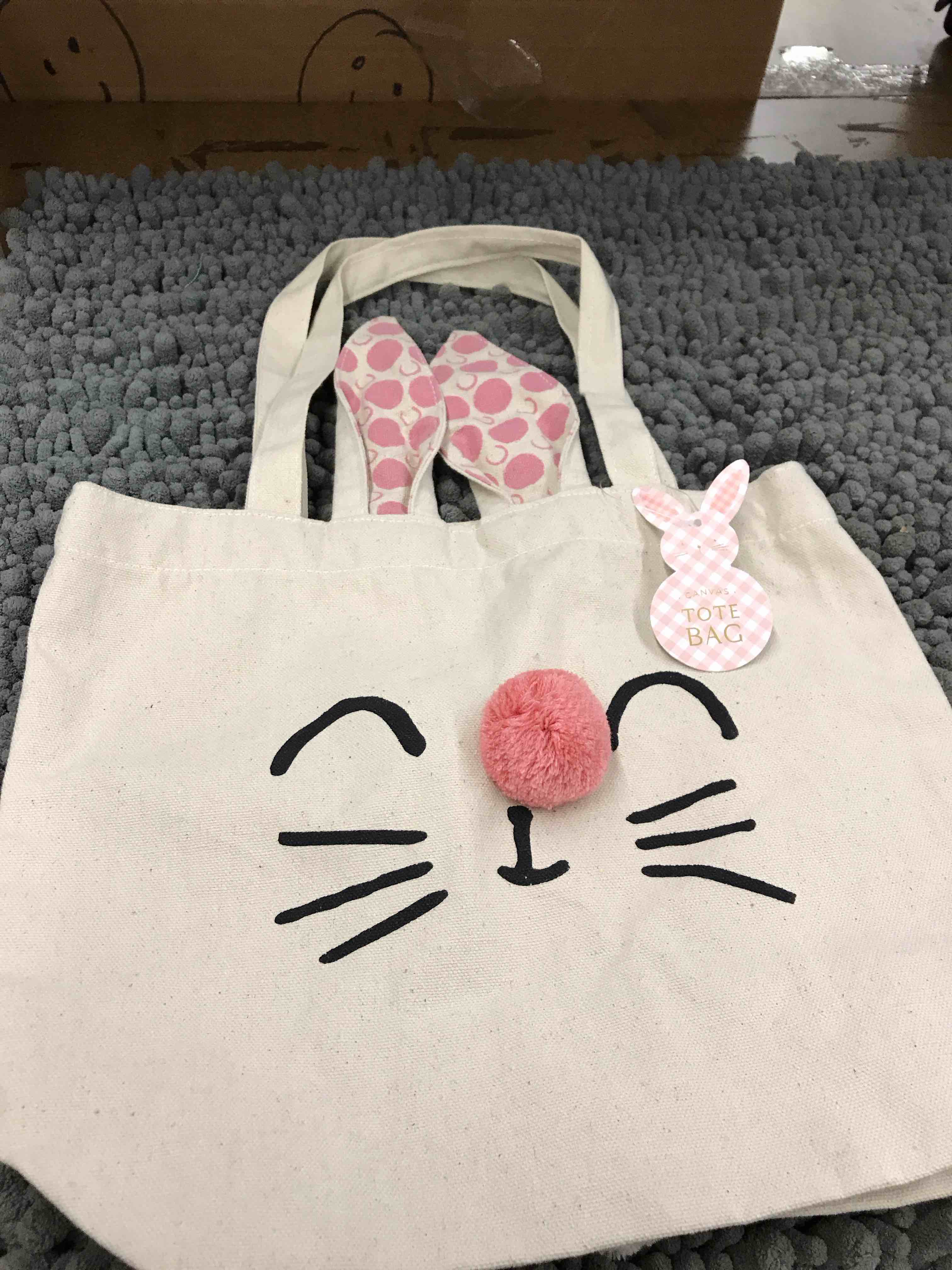 Condition photo showing New/Like New for canvas tote bag