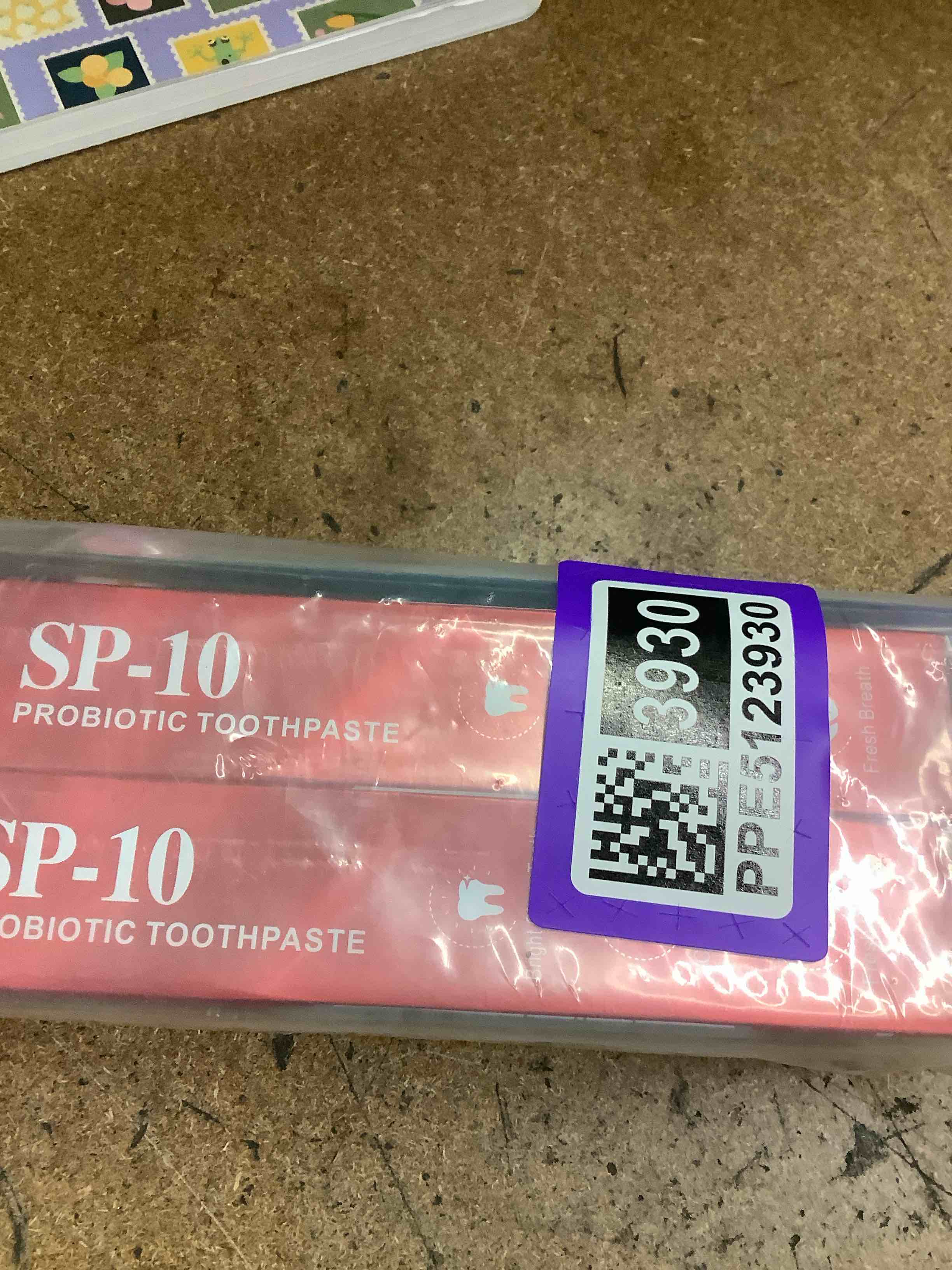 probiotic toothpaste 