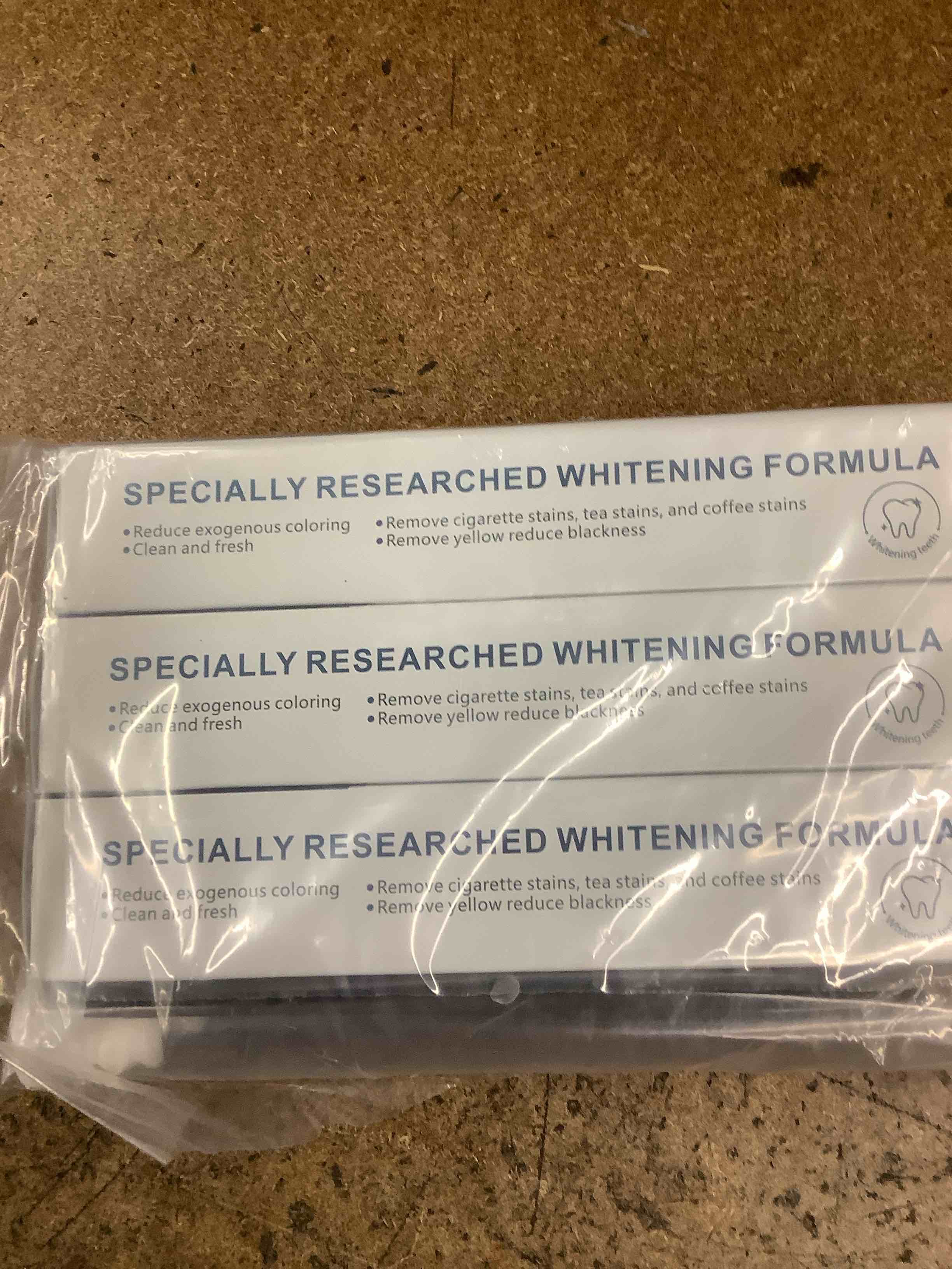 Condition photo showing New/Like New for whitening formula 