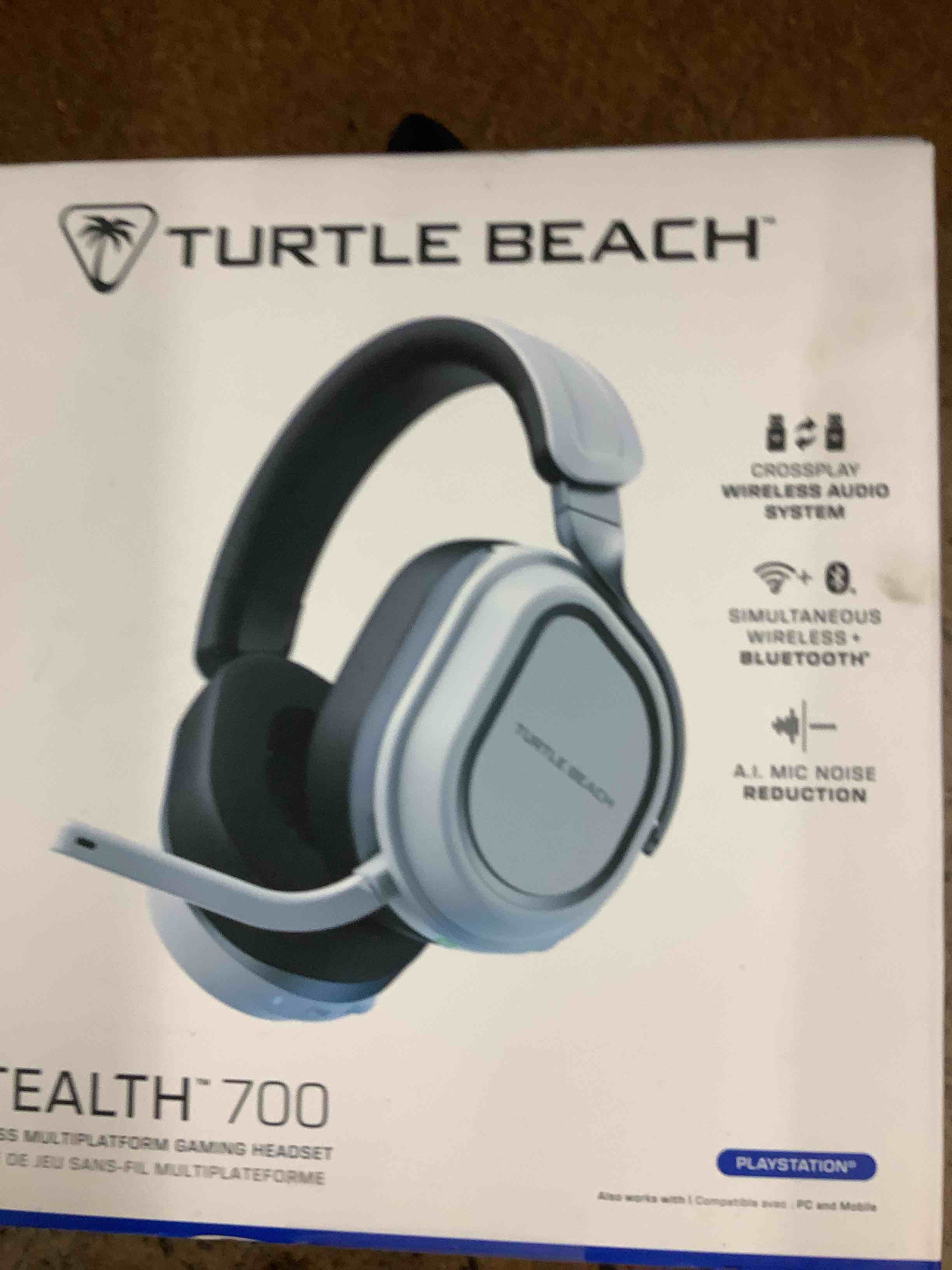 turtle beach - stealth™ 700 gen 3 wireless multiplatform amplified gaming headset for ps5, ps4, pc, & mobile with 80-hr battery - white