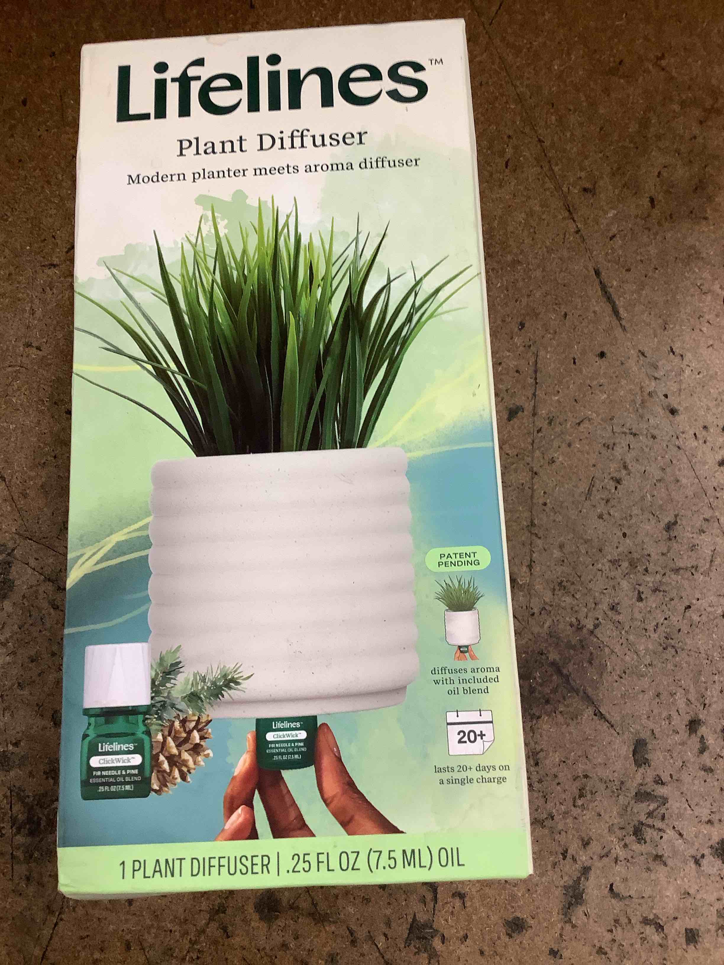 Lifelines Plant Diffuser White