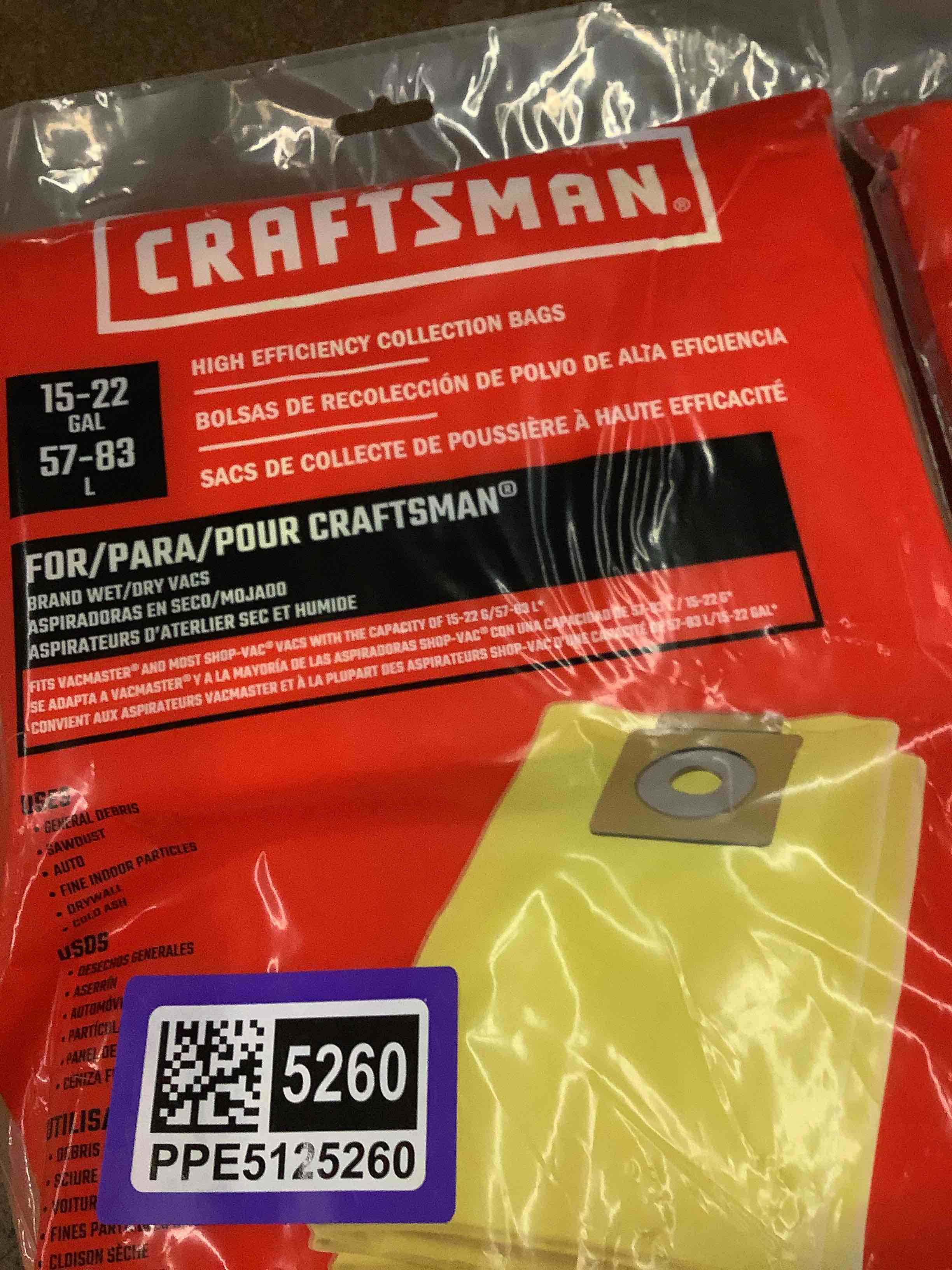 Condition photo showing Good Condition for collection bags 