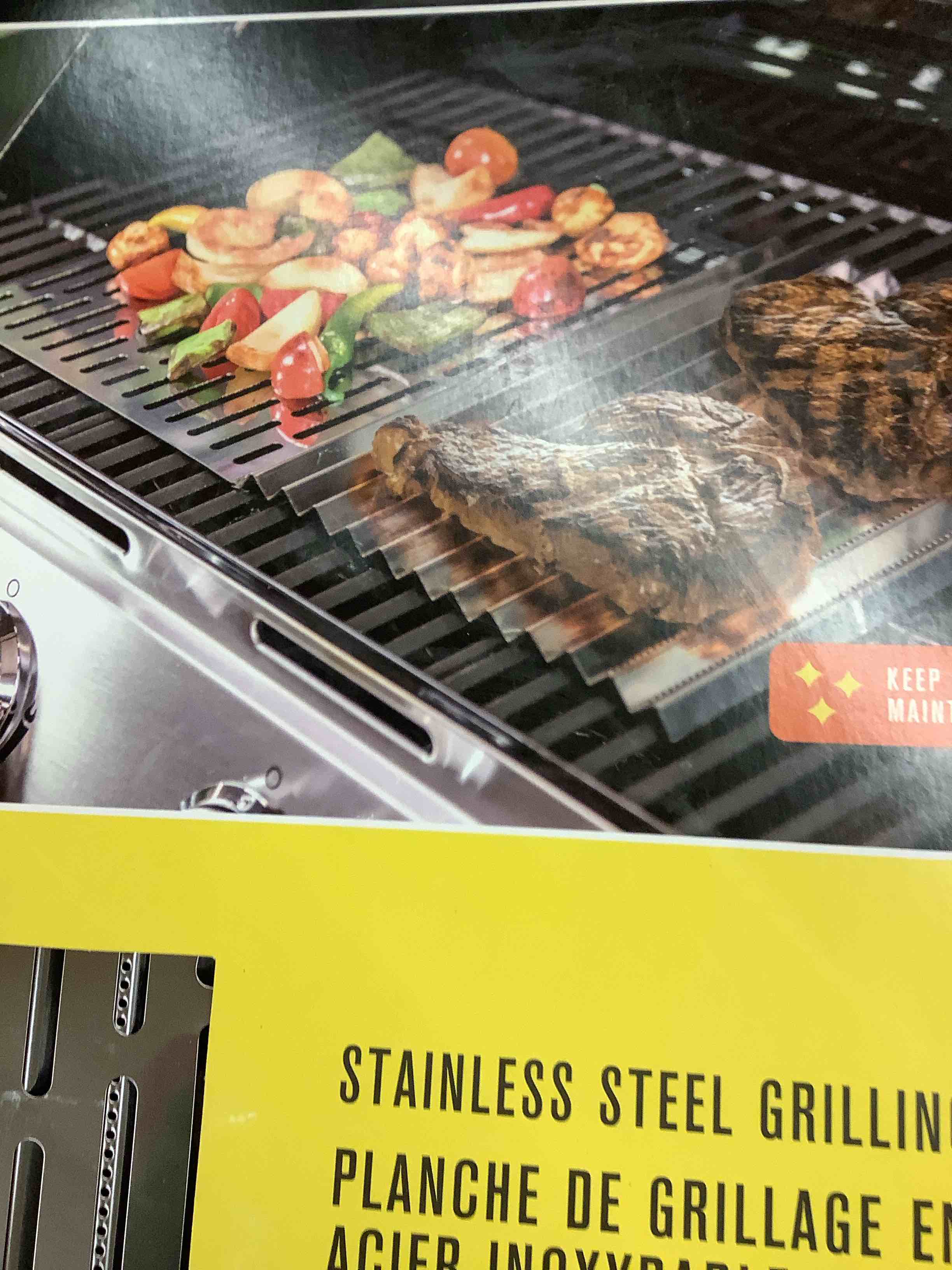 Condition photo showing Good Condition for char-broil reusable grill topper sheets  stainless steel