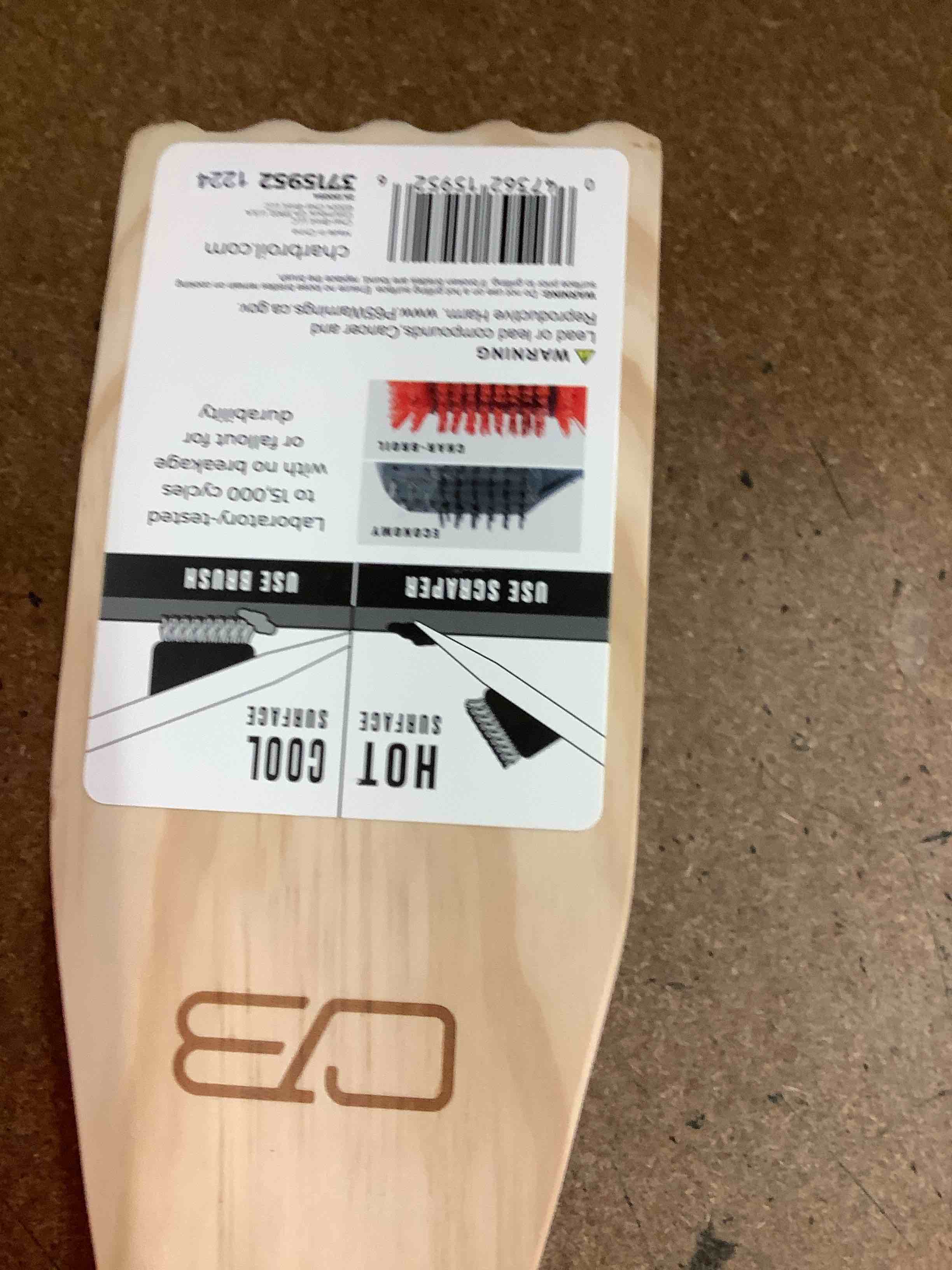 char-broil combo grill brush