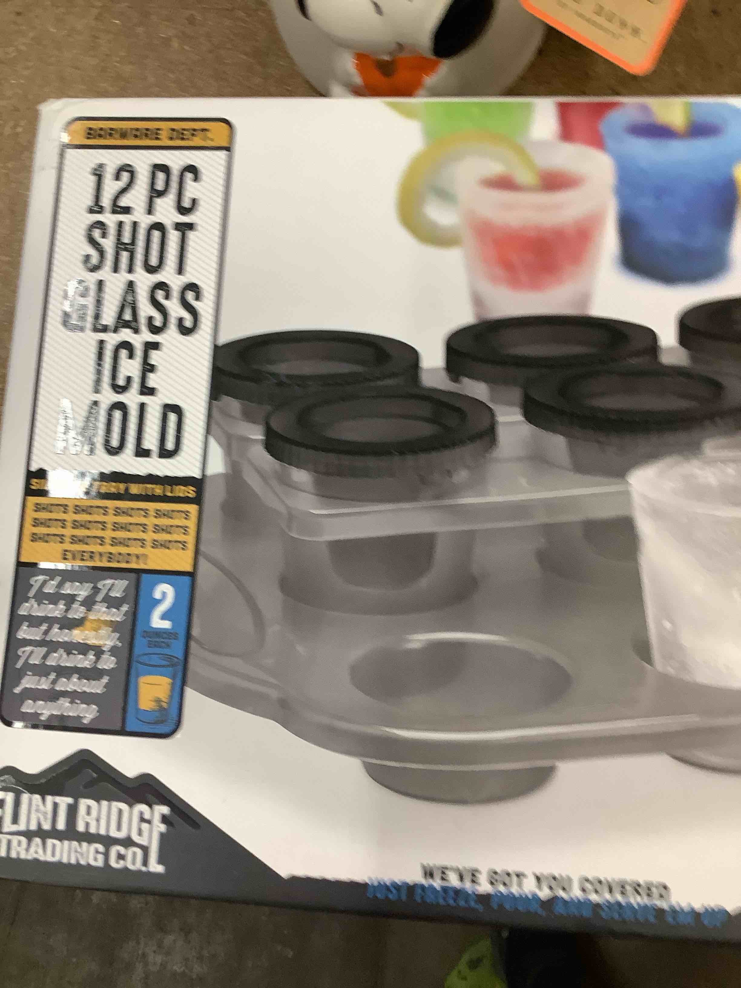 12 pc shot glass mold 