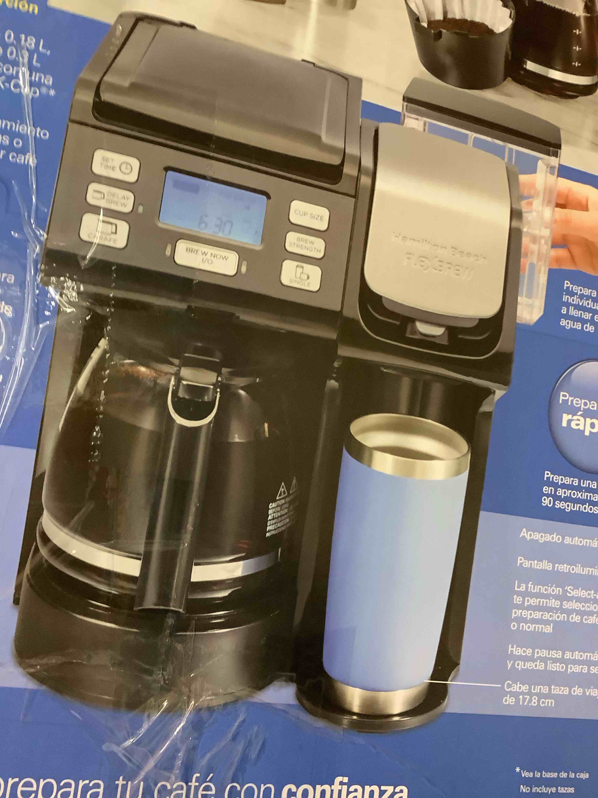 Condition photo showing Good Condition for hamilton beach - flexbrew trio coffee maker - black