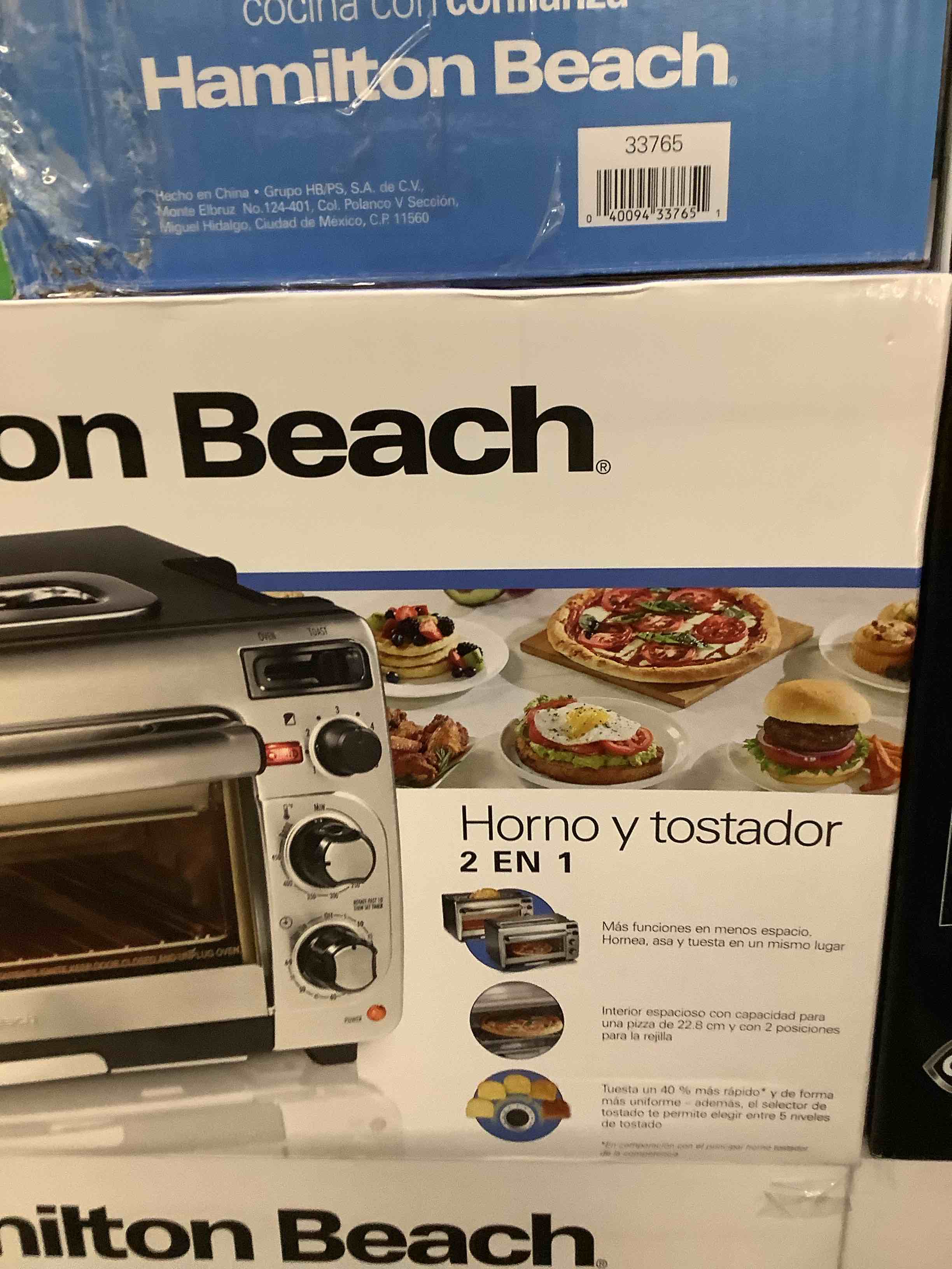 Hamilton Beach - 2-Slice Toaster Oven - Stainless Steel