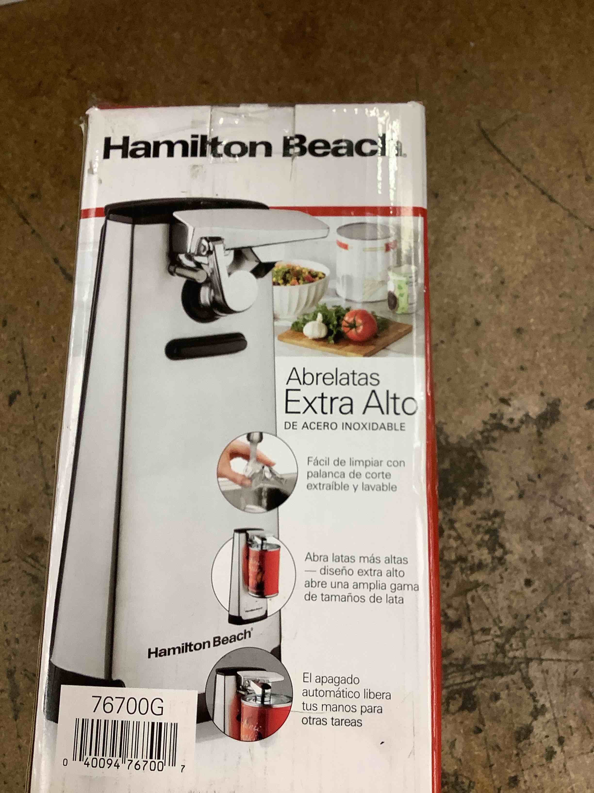 Condition photo showing Good Condition for hamilton beach can opener model# 76700