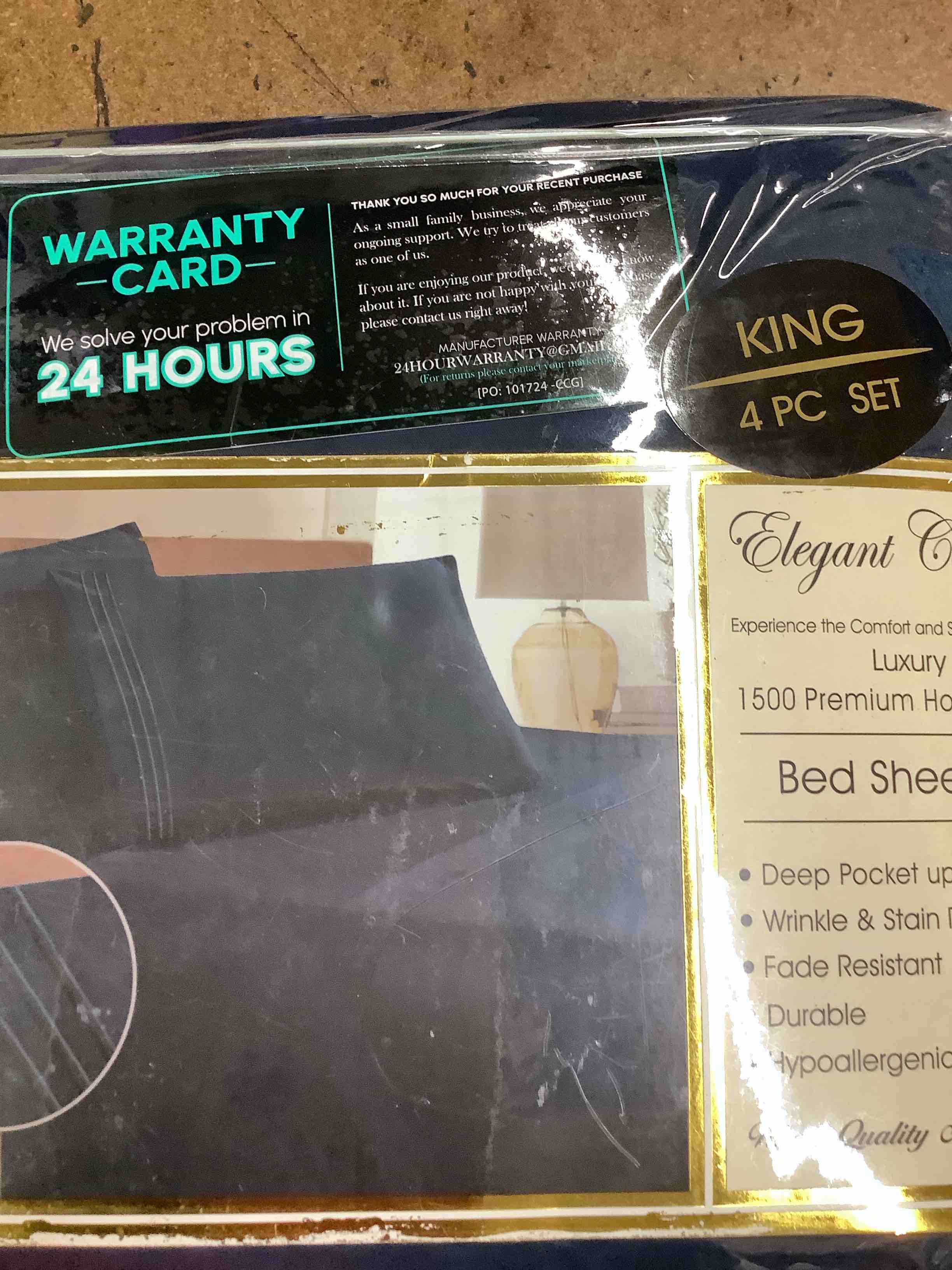 Condition photo showing Good Condition for king set 