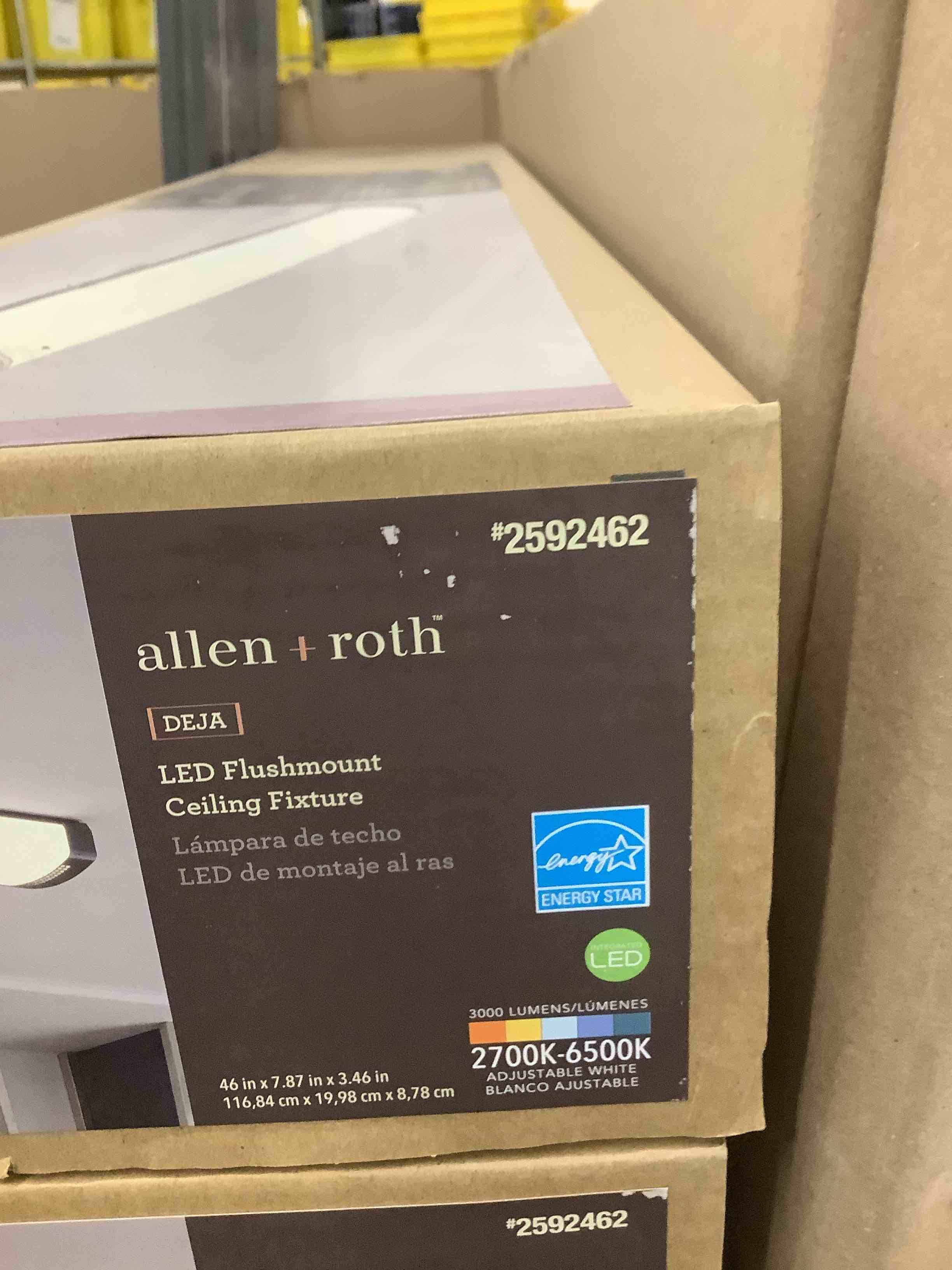 Condition photo showing Good Condition for allen + roth ceiling fixture 