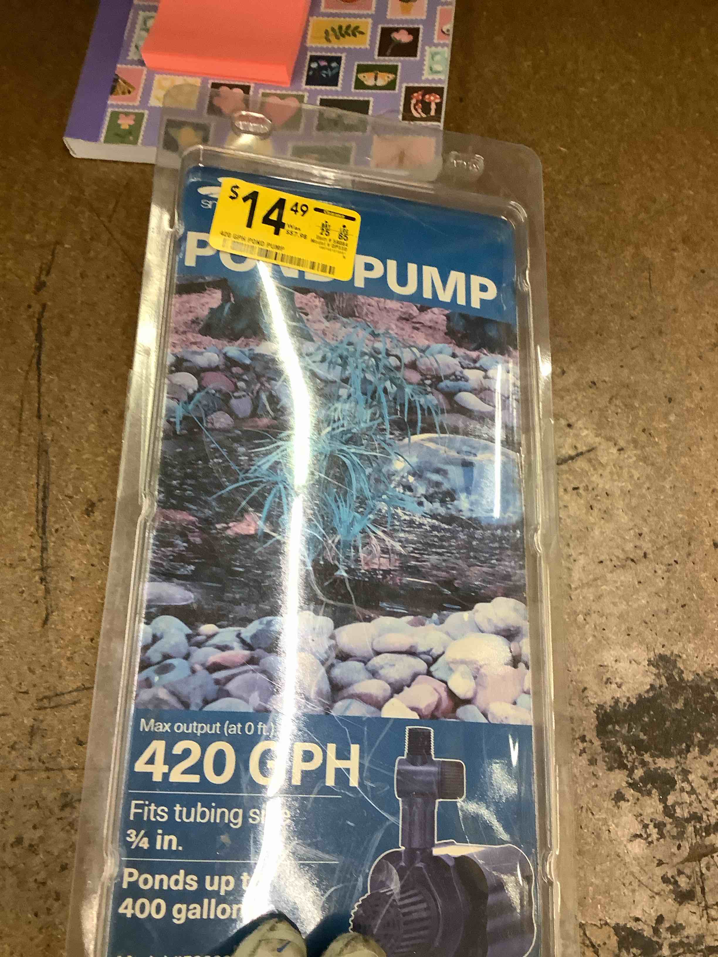 Condition photo showing Good Condition for pond pump