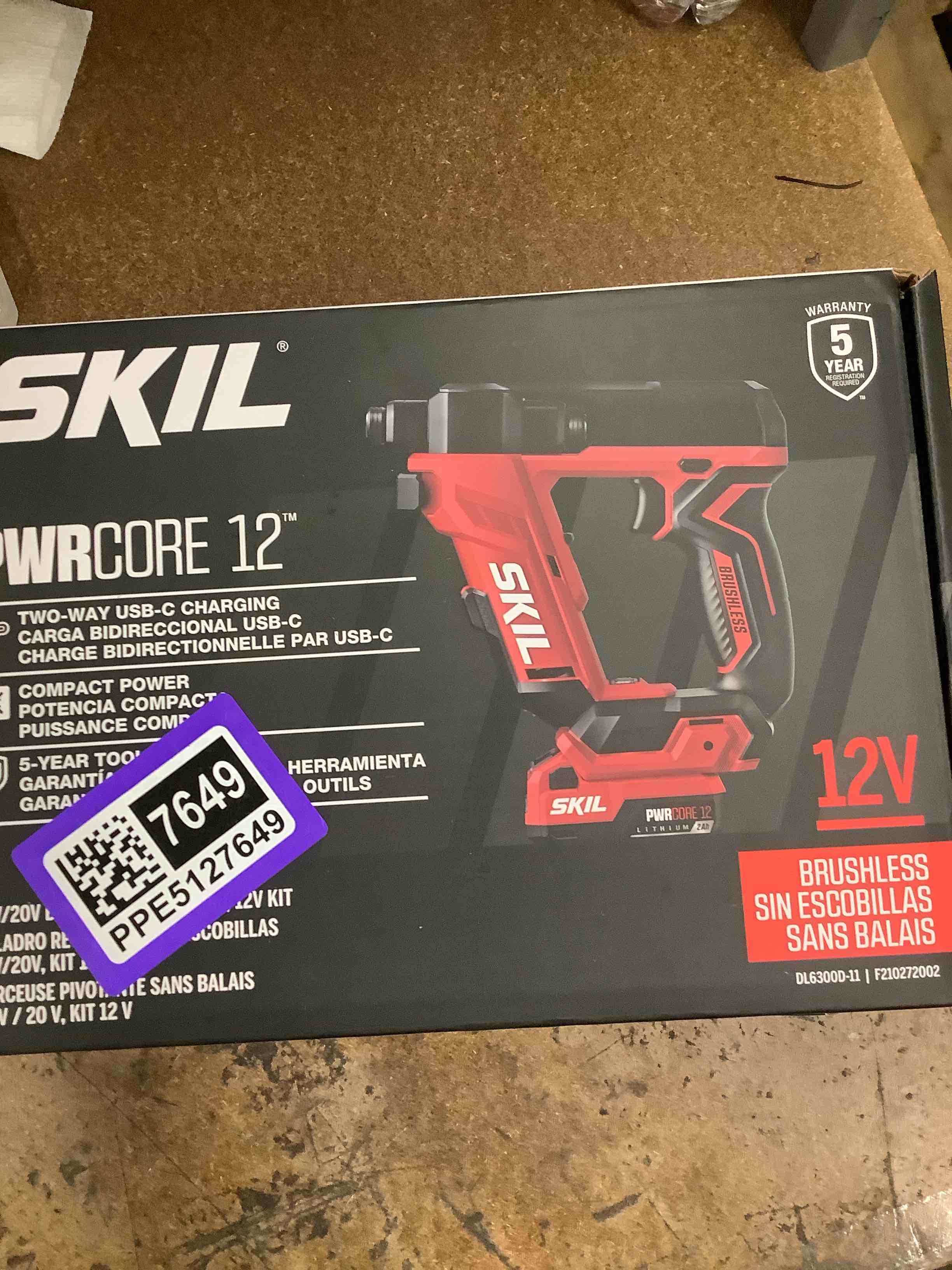 SKIL brushless flip drill kit 