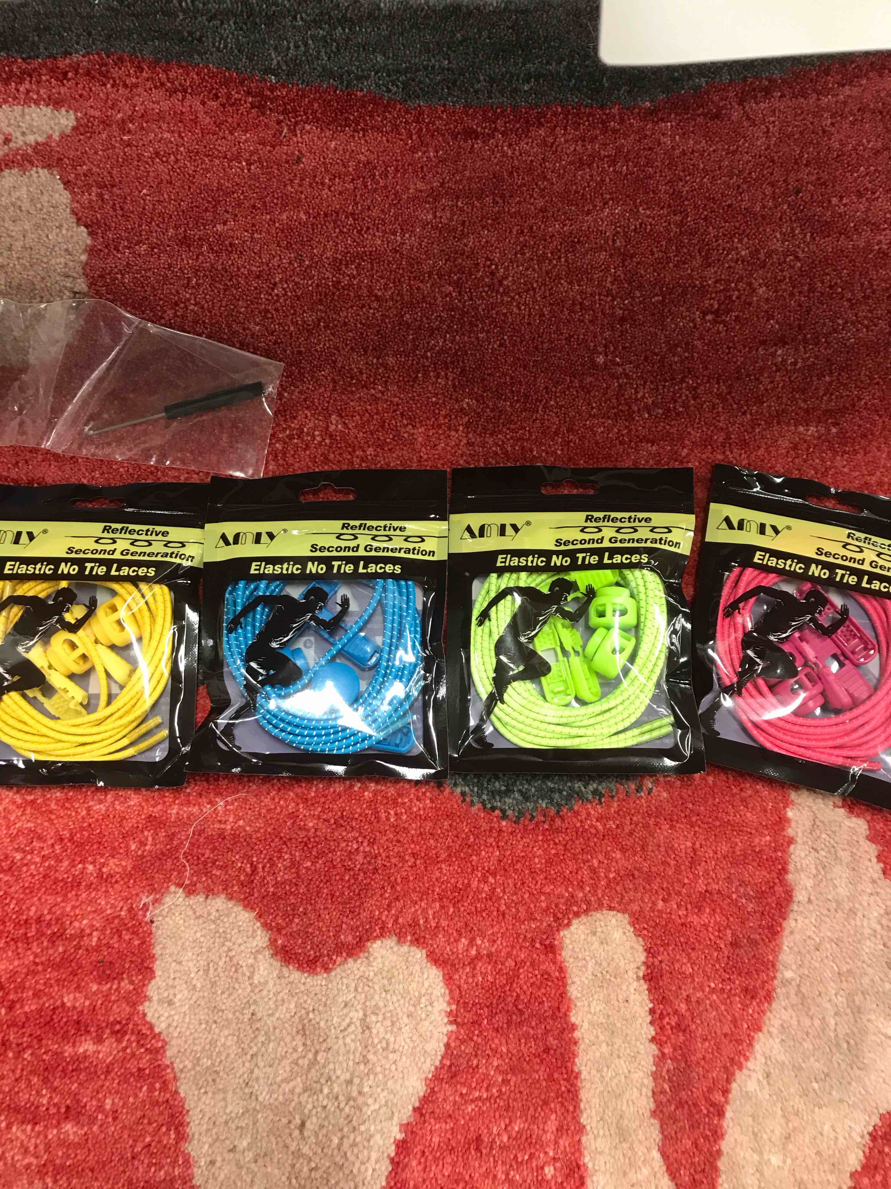 Elastic No Laces Set of 4