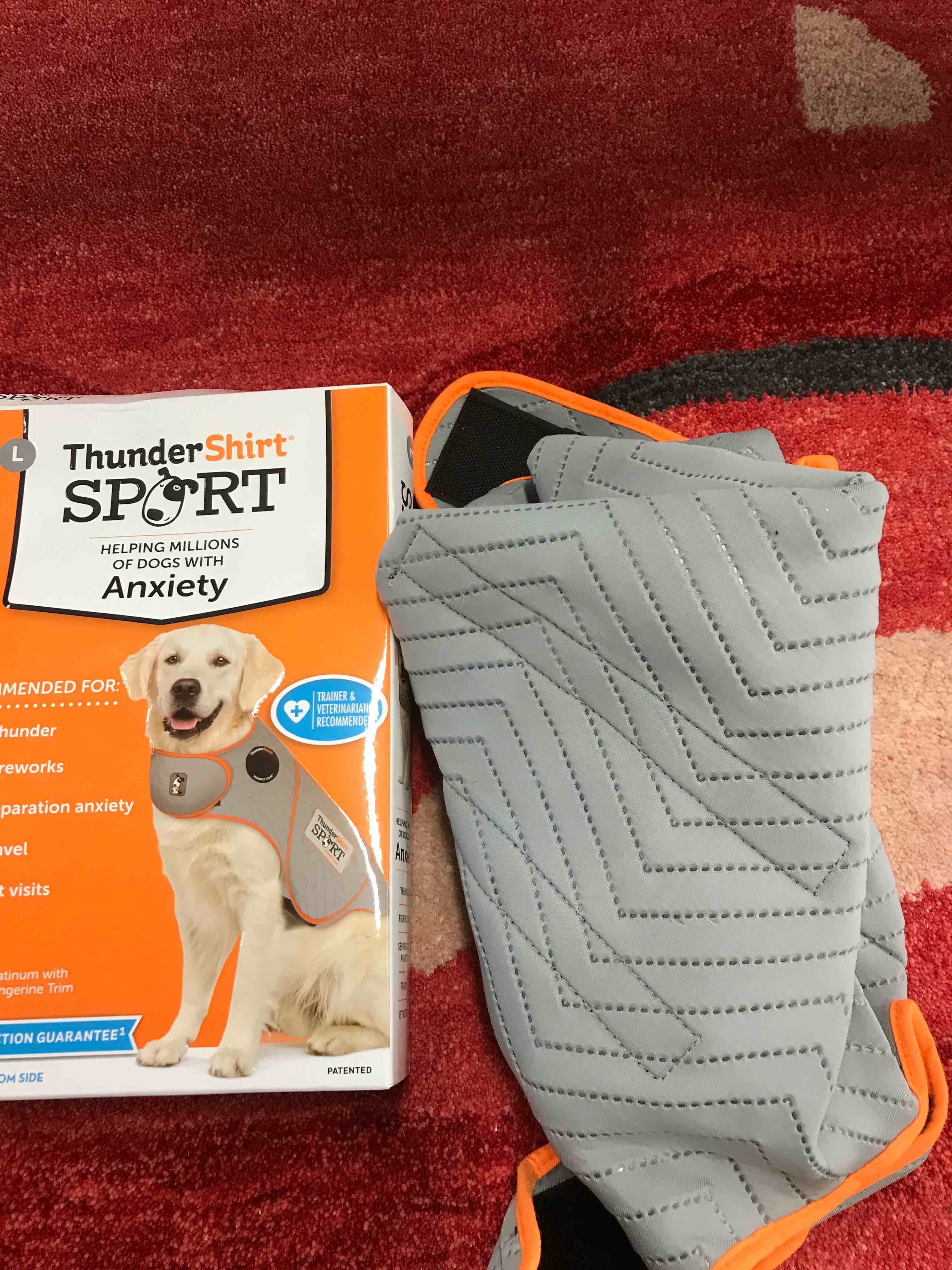 thundershirt sport platinum for dogs large