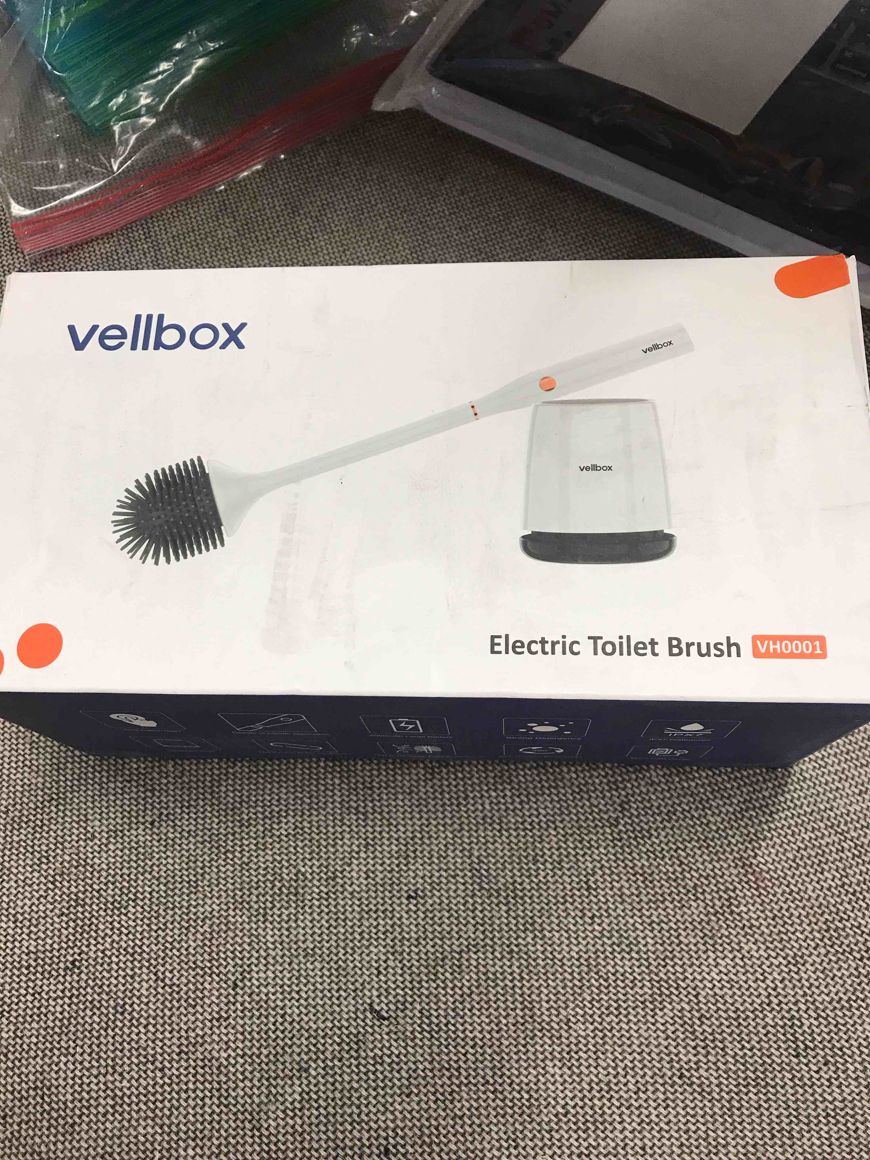 vellbox electric toilet brush