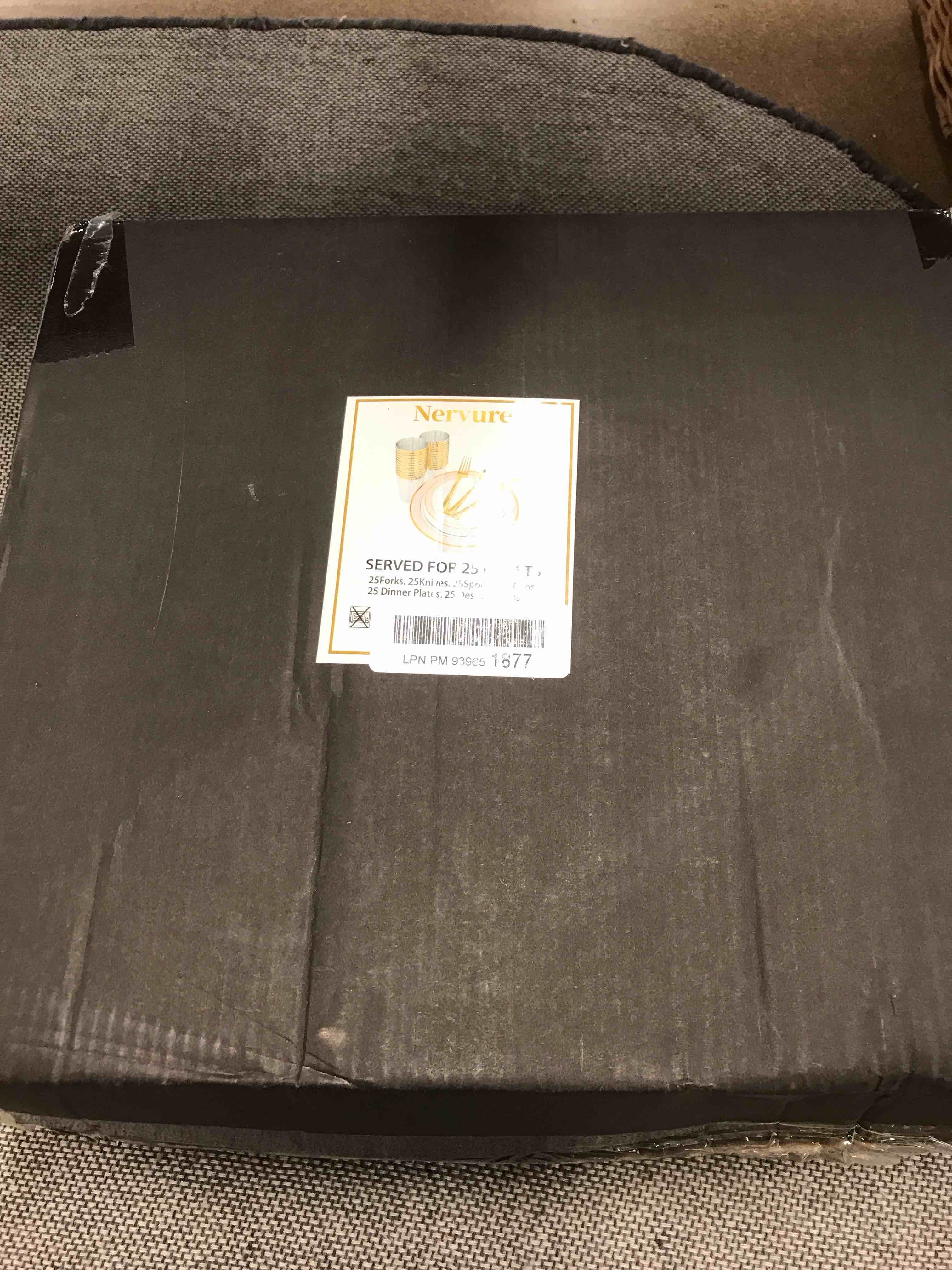 nervure silverware set for 25 guests 