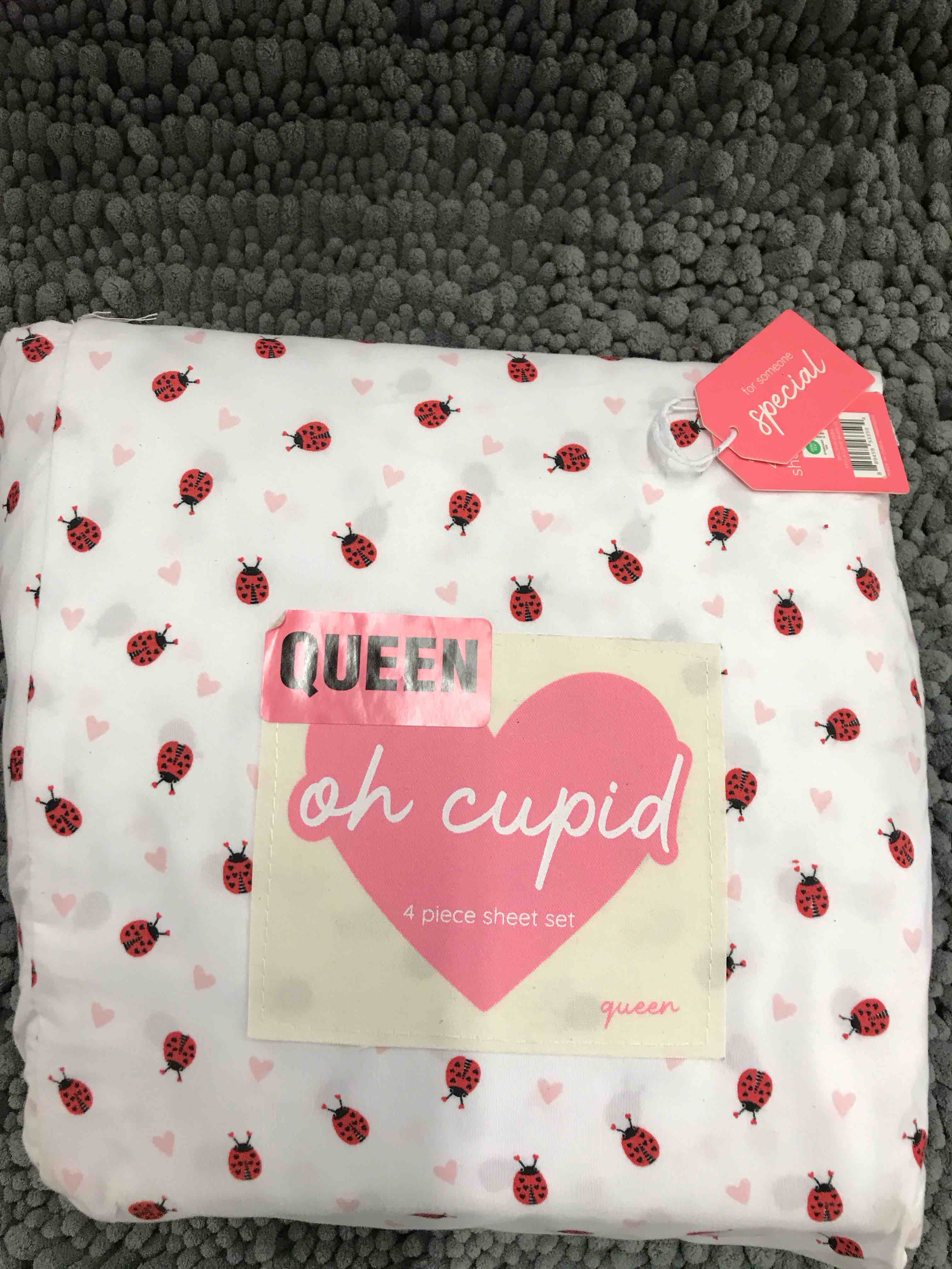 oh Cupid Queen Sheet Set