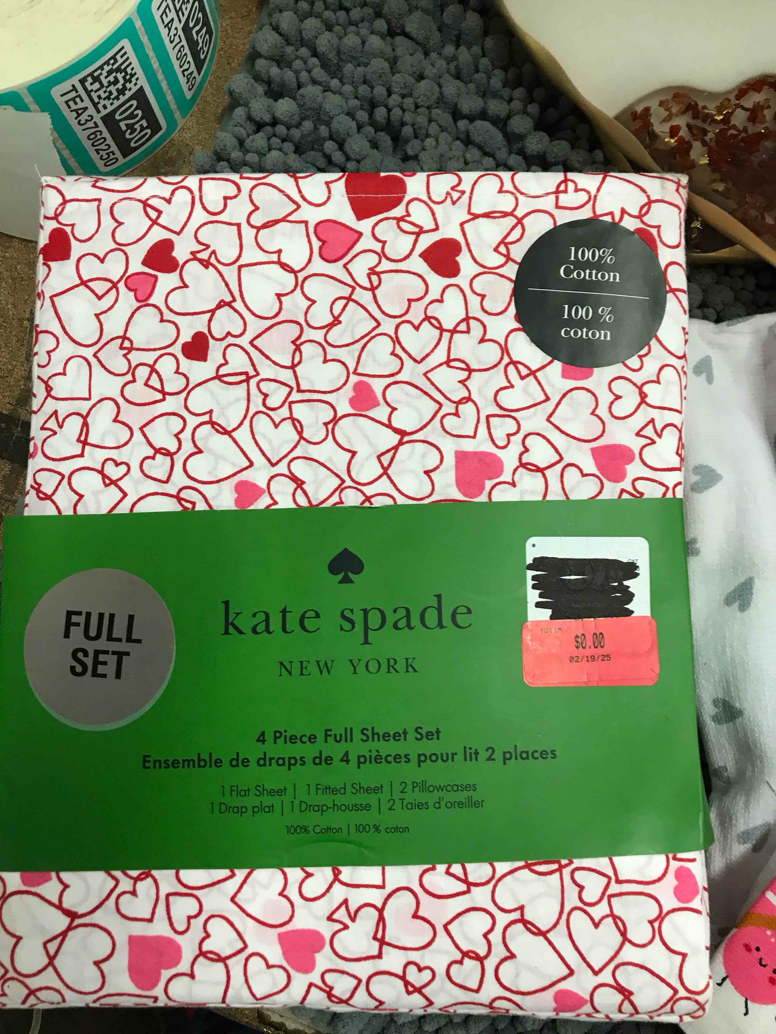 Kate Spade Full Sheet Set
