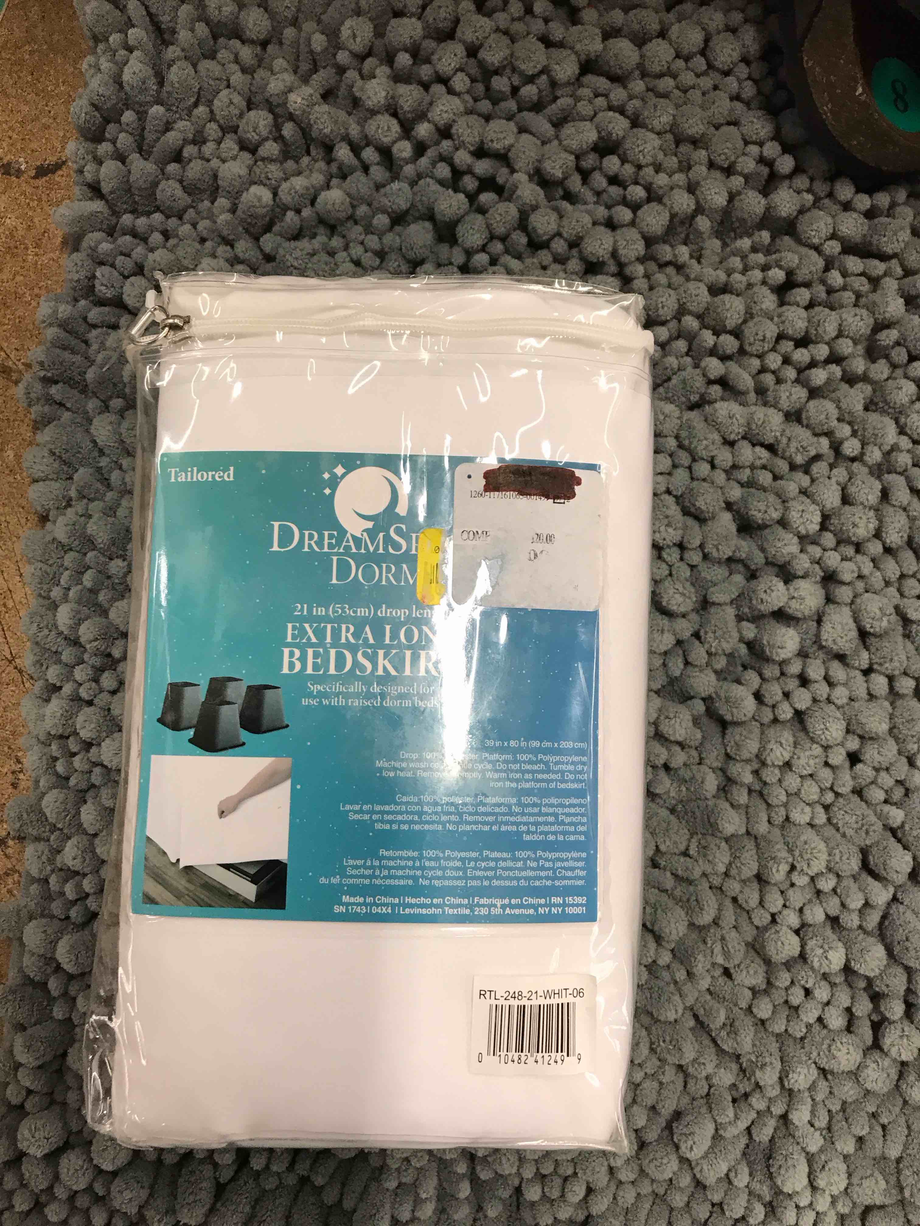 Twin XL Extra Long Bed skirt