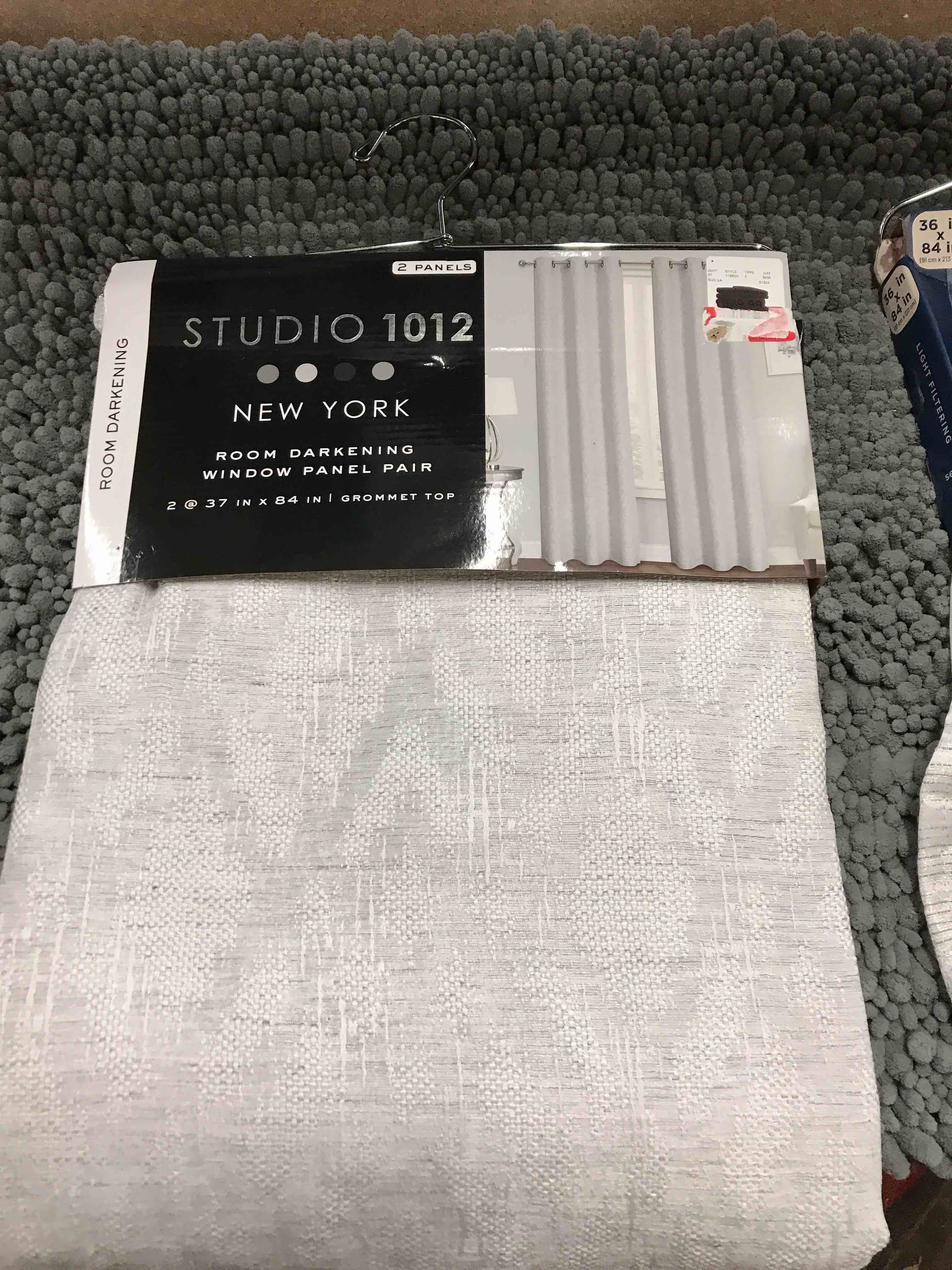 Studio 1012 Room Darkening Window Panel Pair 2@37”x84”