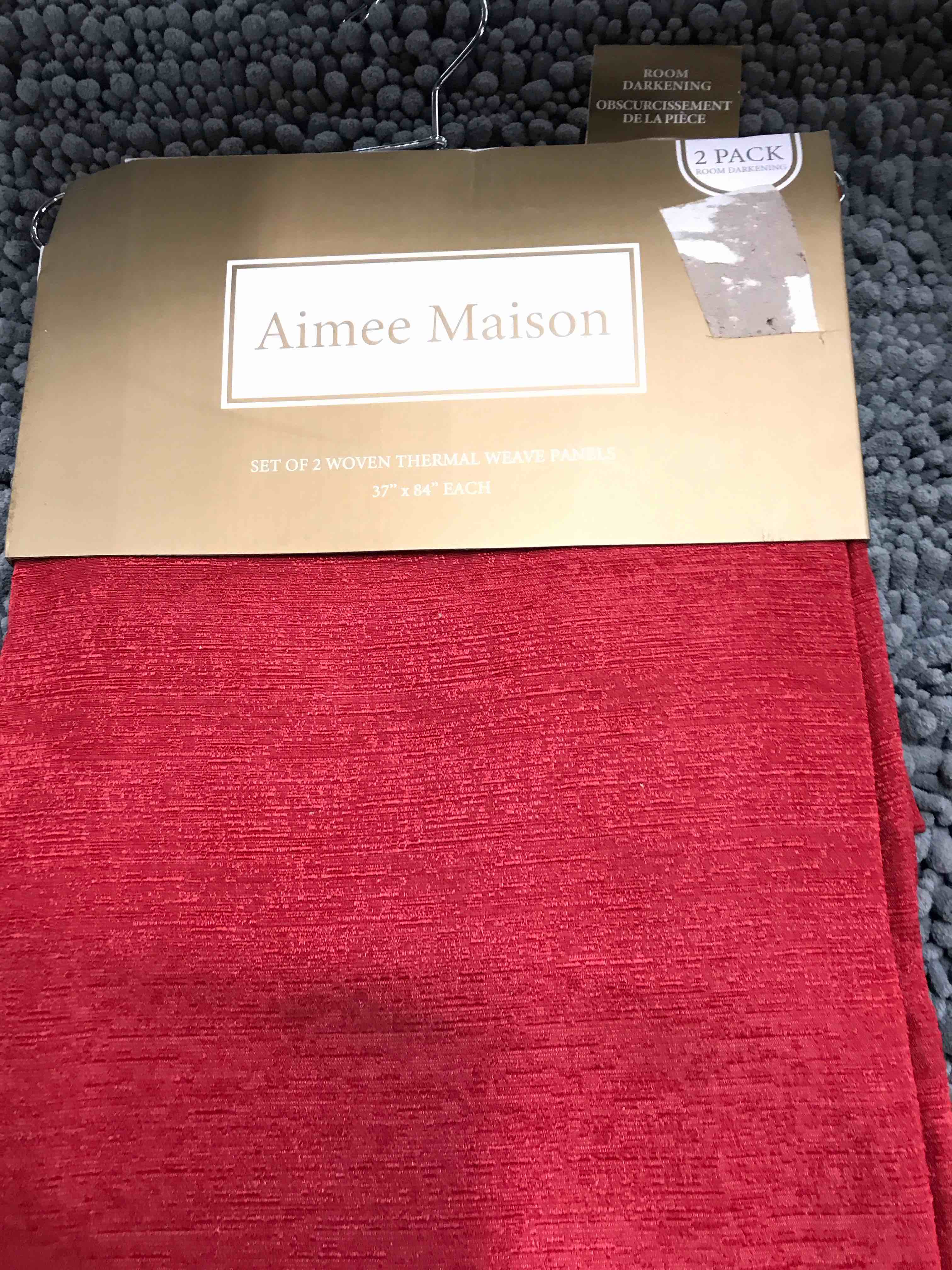 Aimee Madison Set of Woven Thermal Weave Panels
