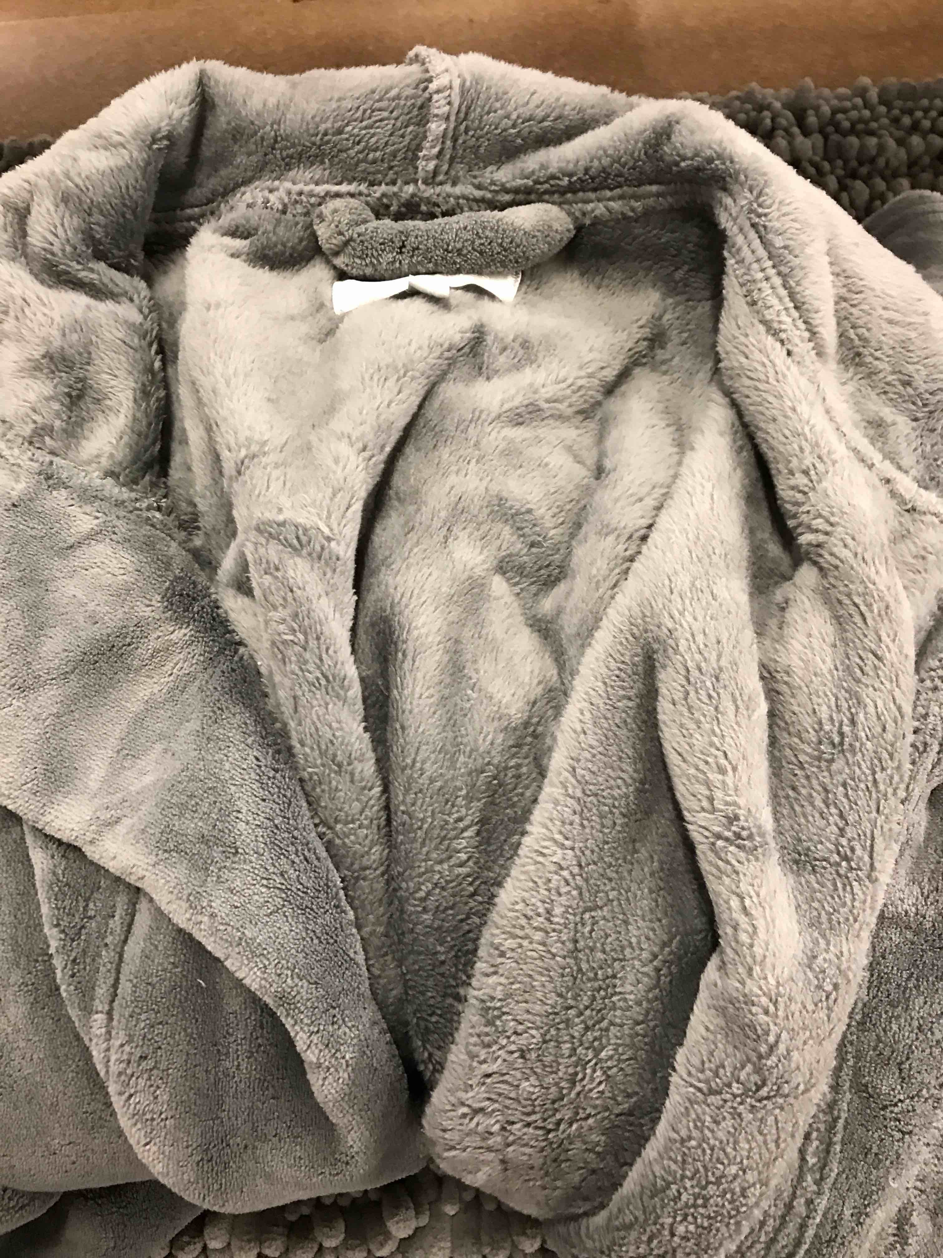 men’s grey robe 1x/2x