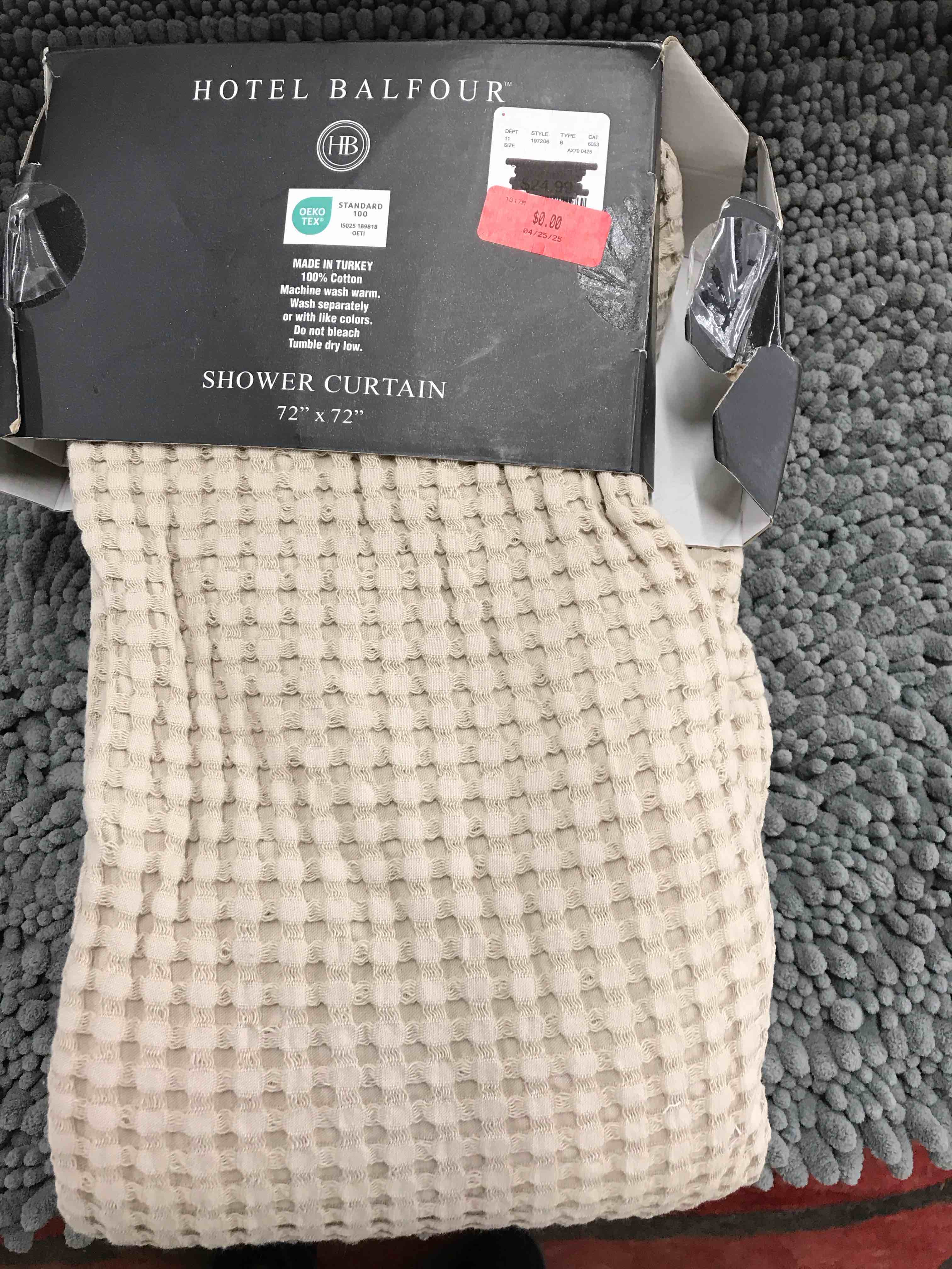 Hotel Balfour Shower Curtain 