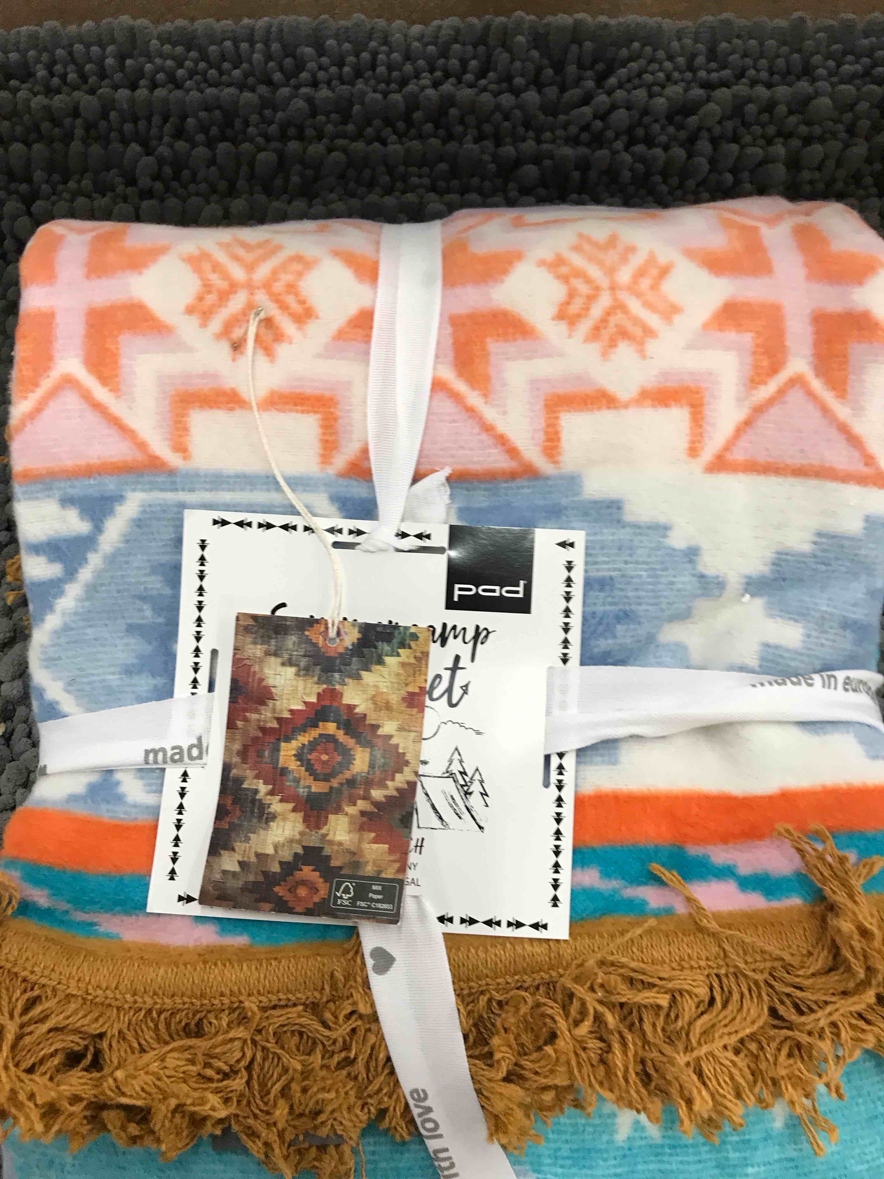 Summer Camp Blanket.     60x78”